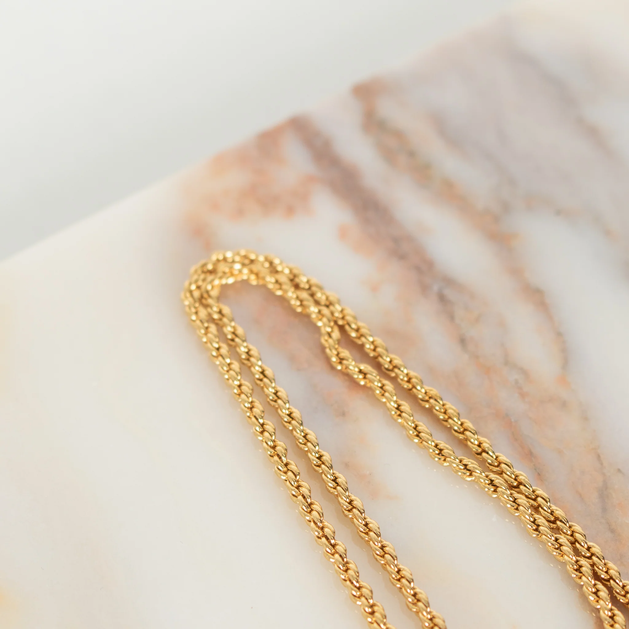 Christian Dior Gold Tone Logo Medallion Necklace - Image 3