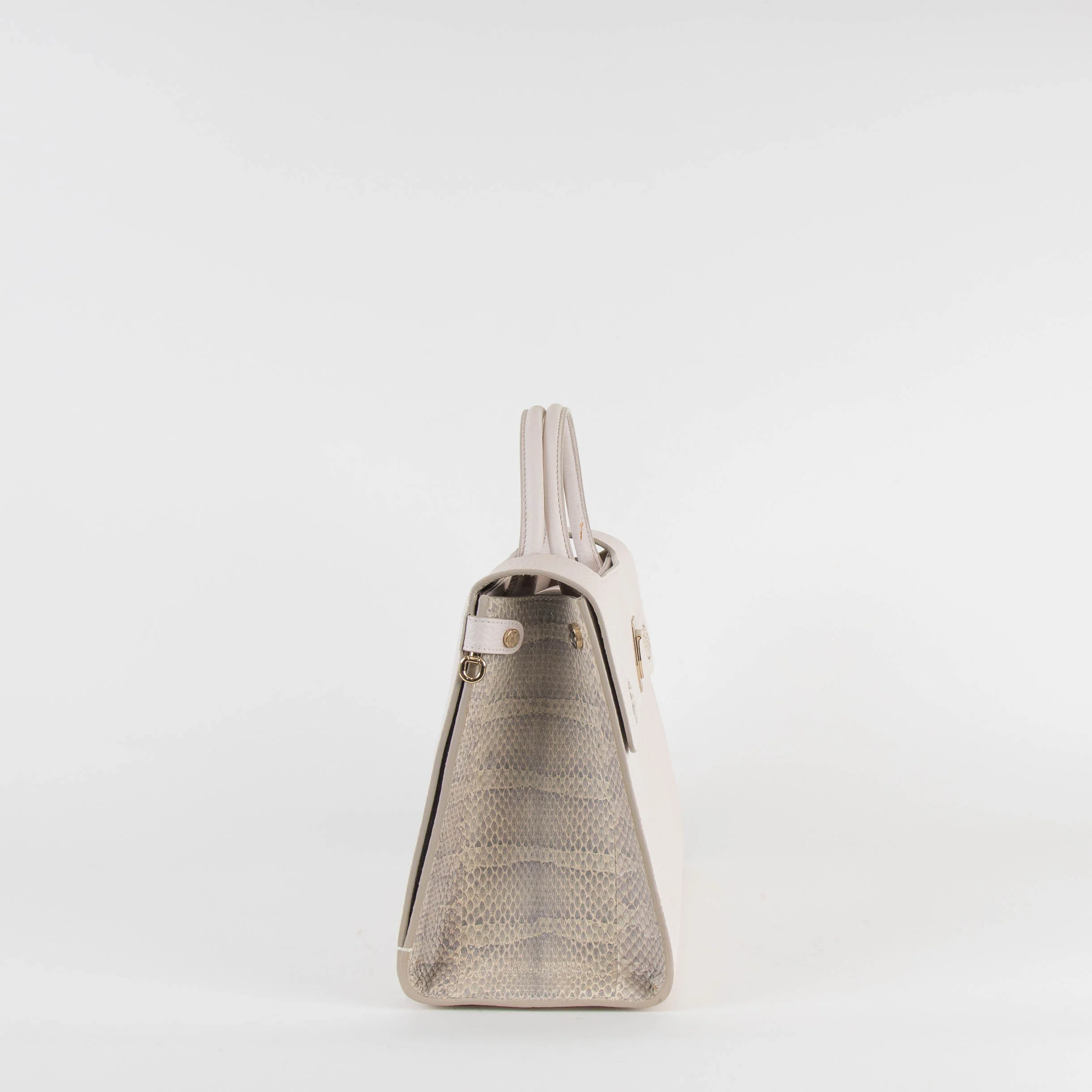 Christian Dior White Pebbled Leather Diorever Bag - Image 5