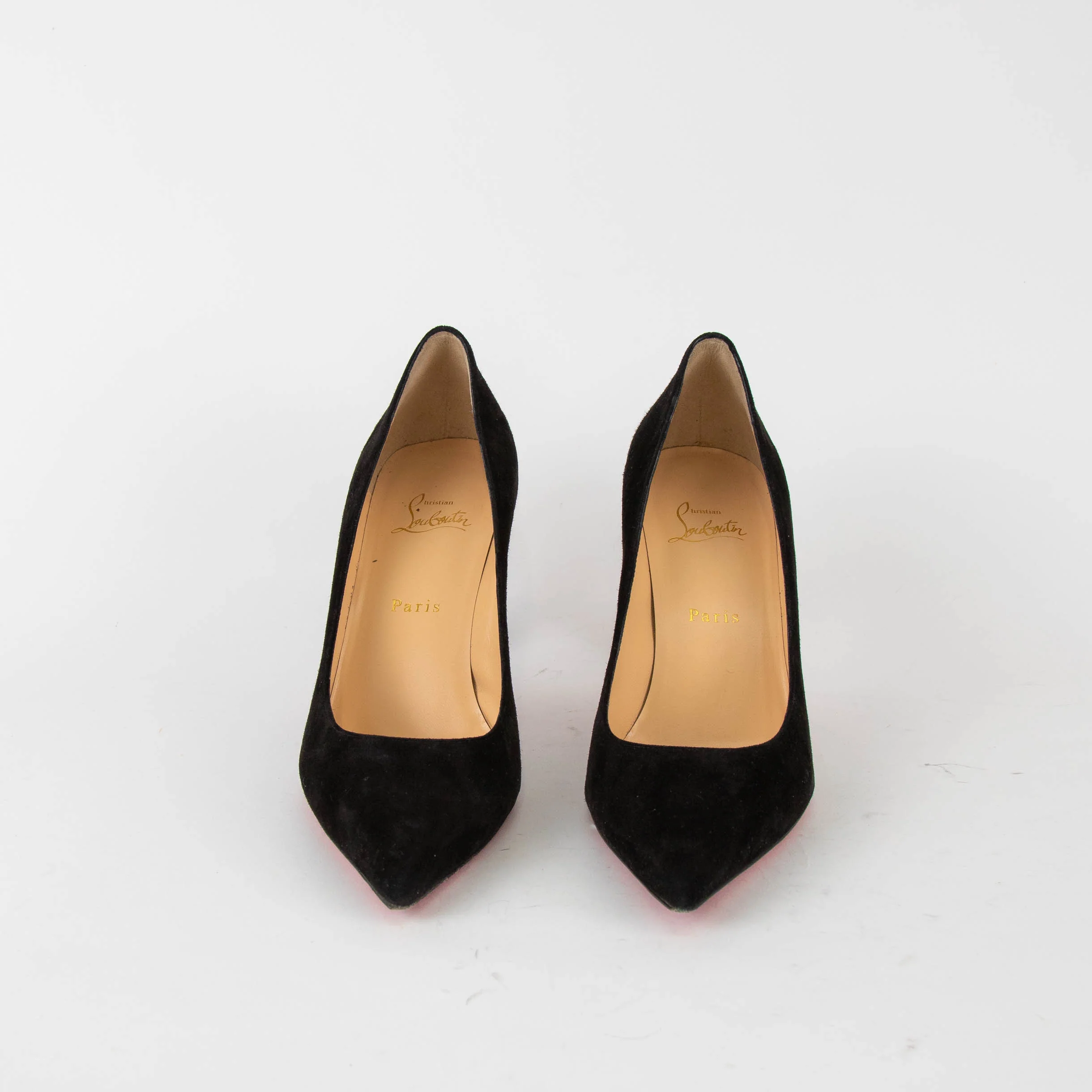 Christian Louboutin Black Suede Kate 85 - Image 3