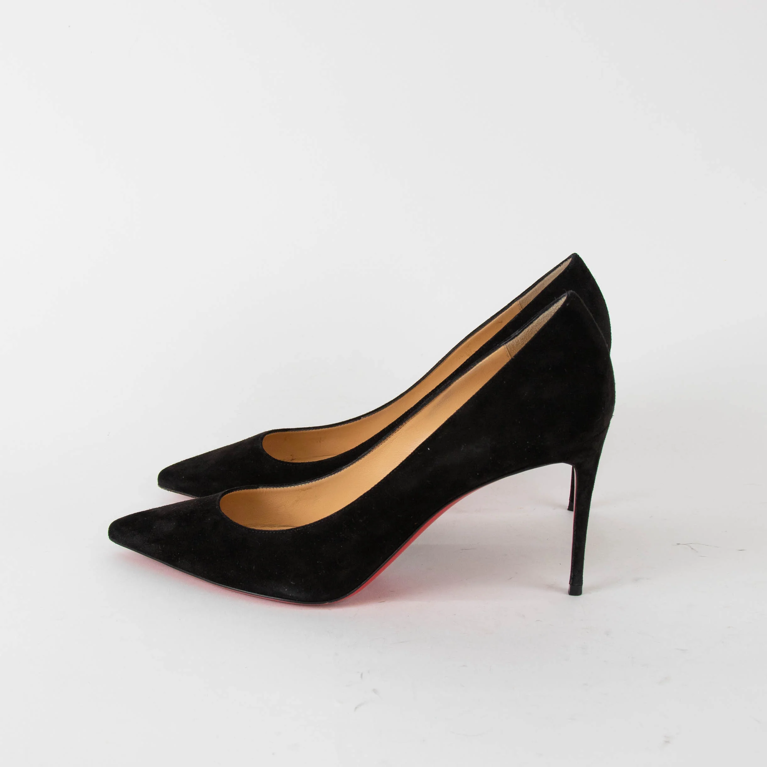 Christian Louboutin Black Suede Kate 85 - Image 4