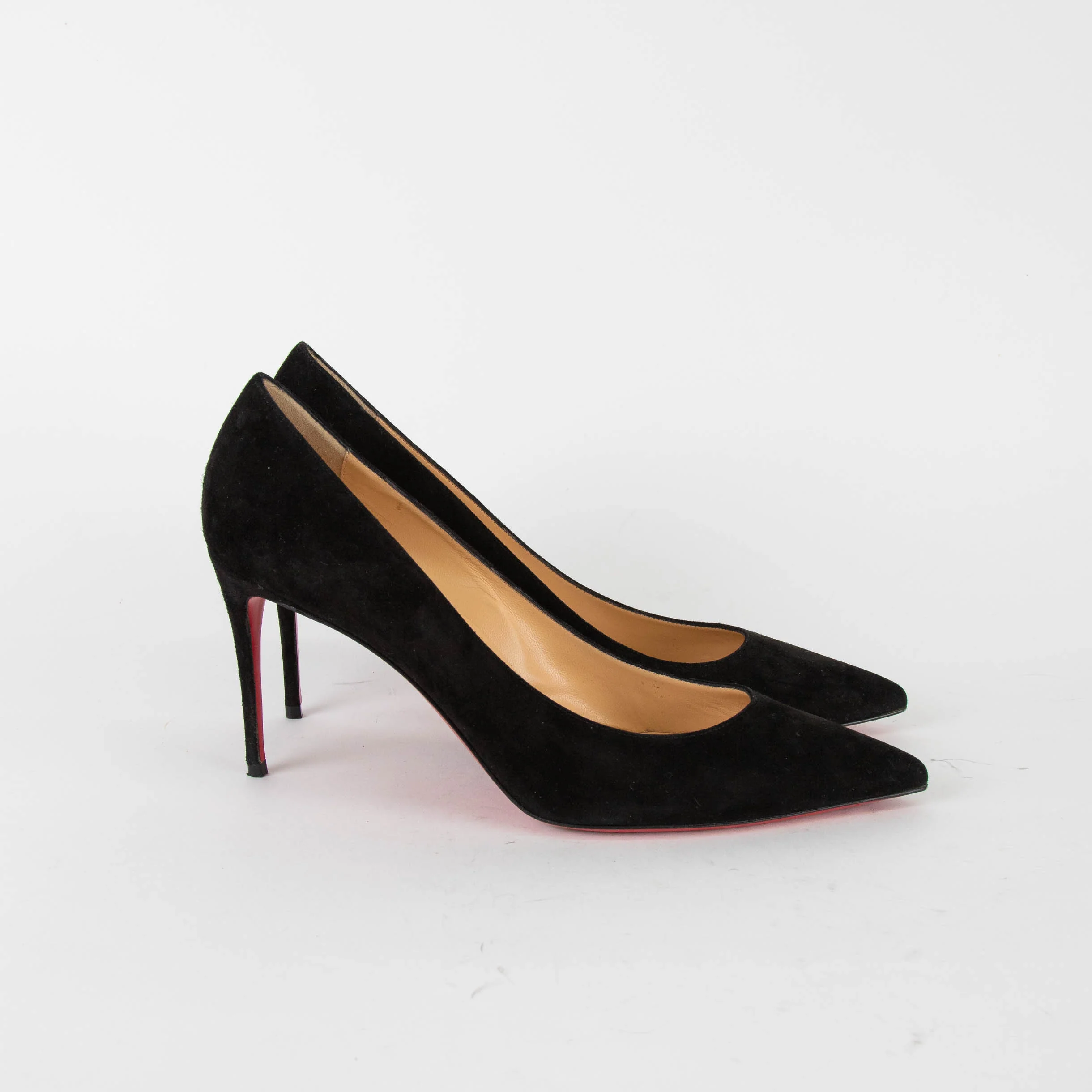 Christian Louboutin Black Suede Kate 85 - Image 6