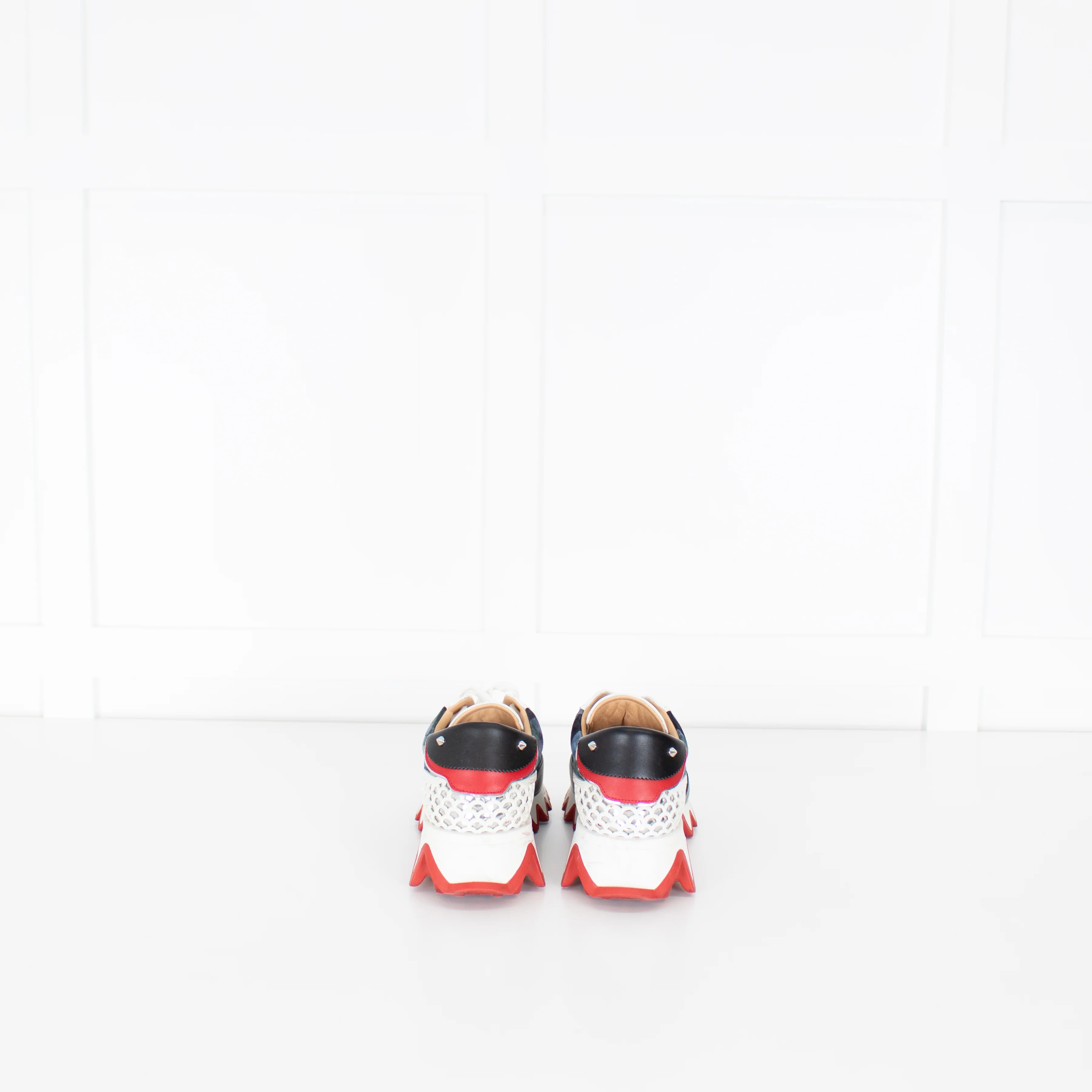 Christian Louboutin Loubishark Camo Blue Trainers - Image 5