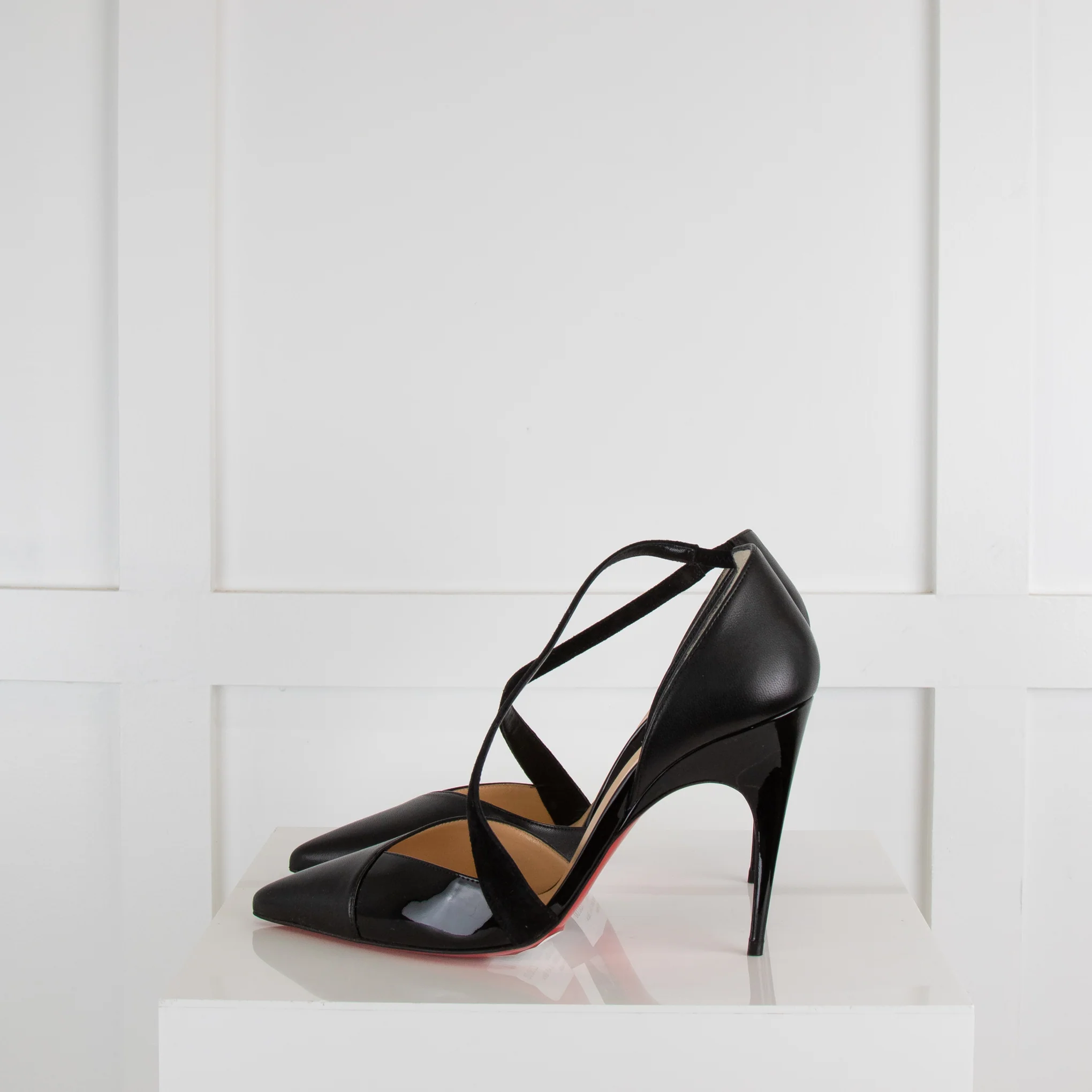 Christian Louboutin Platinana Black Pointed Stiletto - Image 3