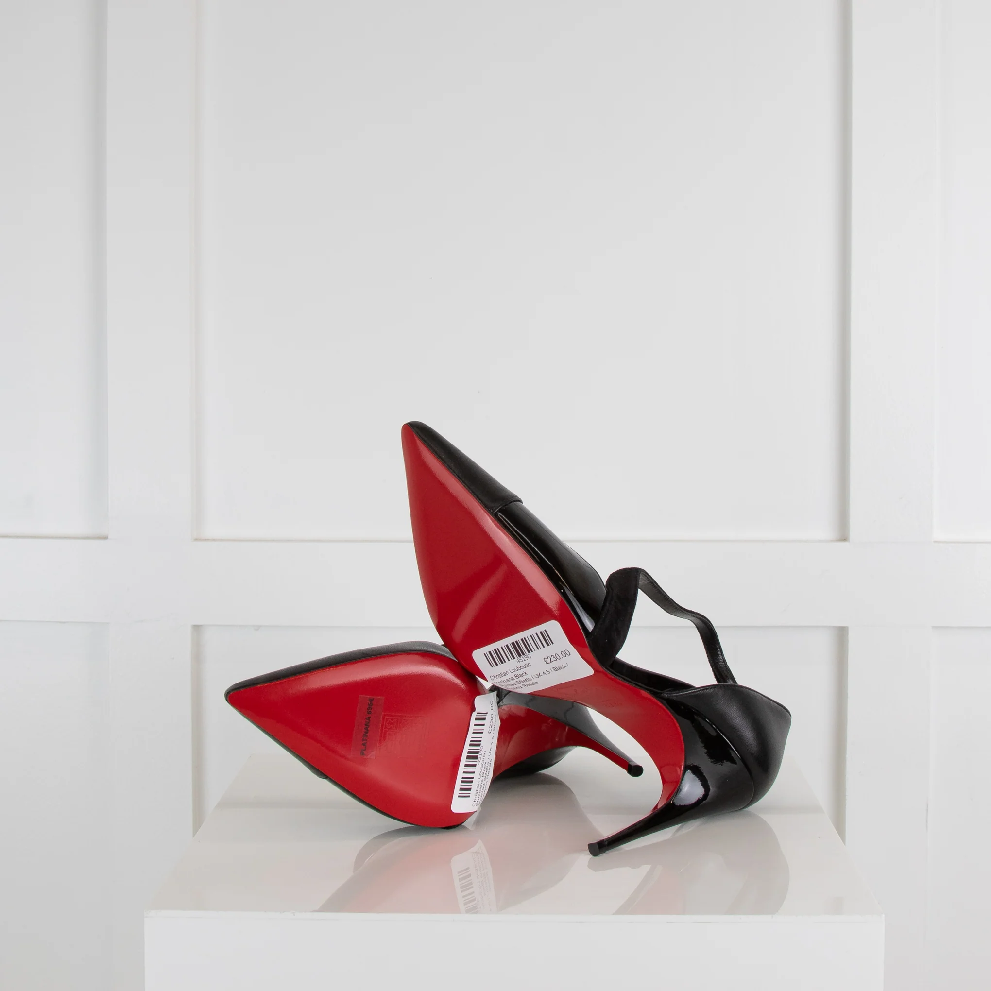 Christian Louboutin Platinana Black Pointed Stiletto - Image 5