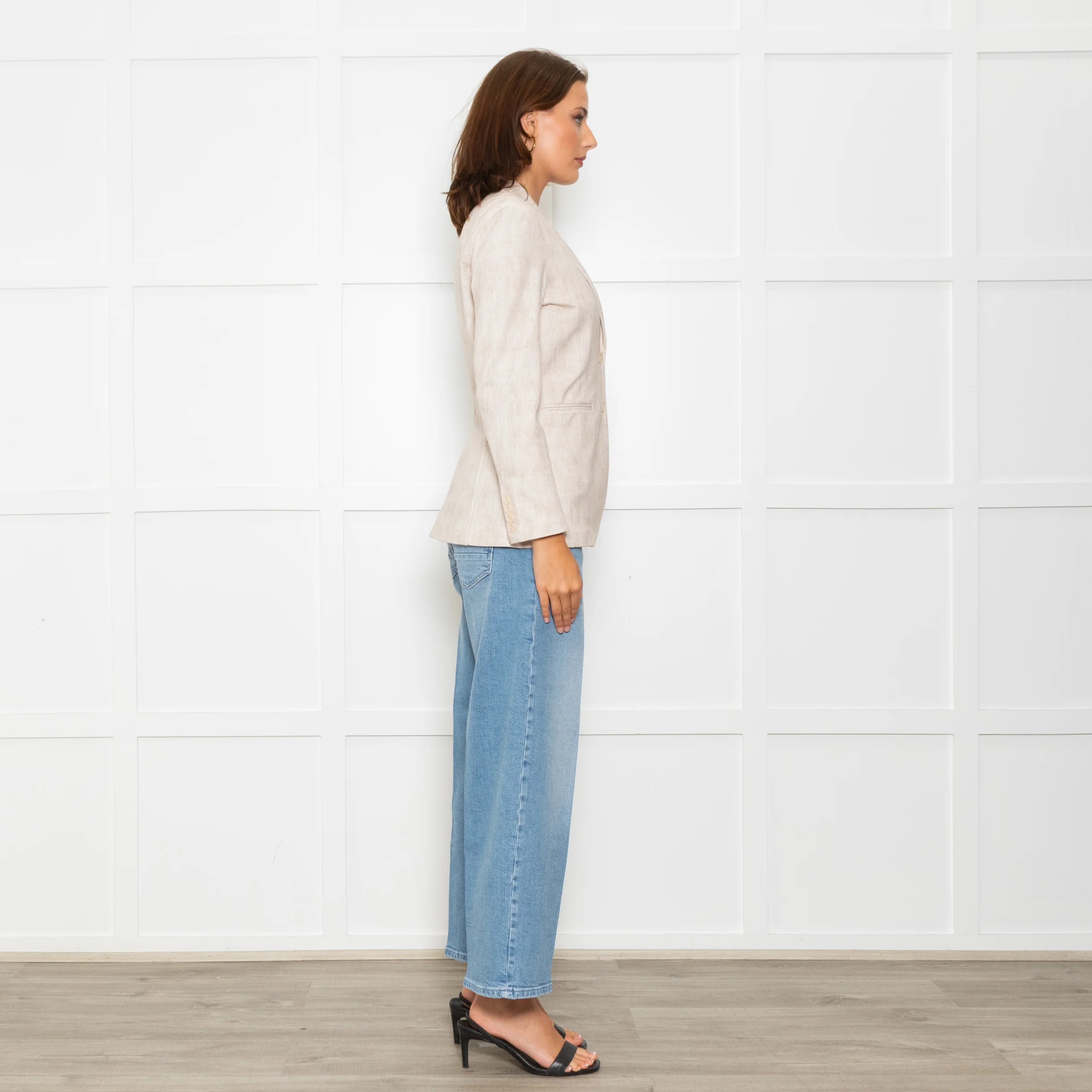 Circolo 1901 Beige Cotton Blazer Jacket - Image 6