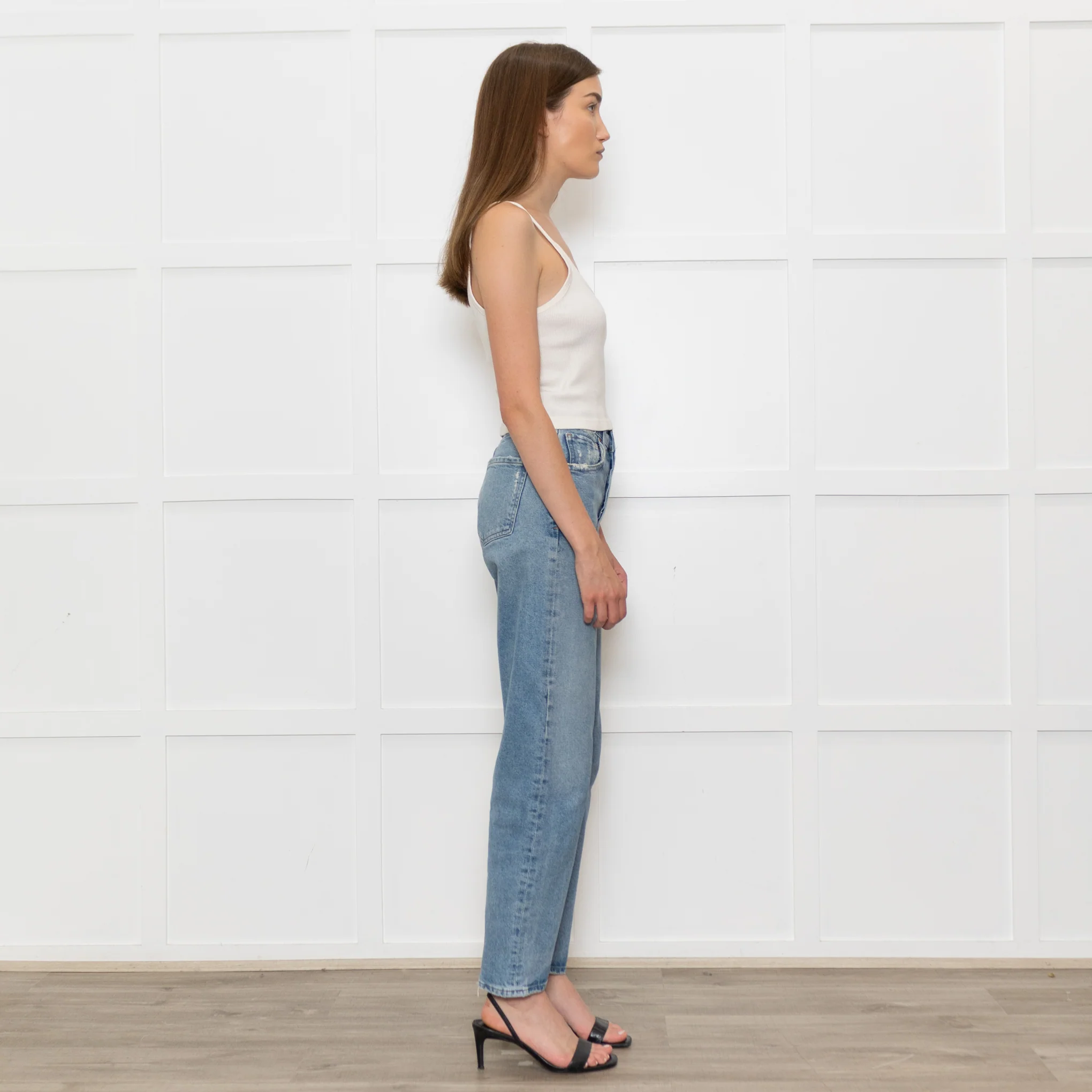 Citizens of Humanity Blue Denim Straight Leg Dylan Jeans - Image 6