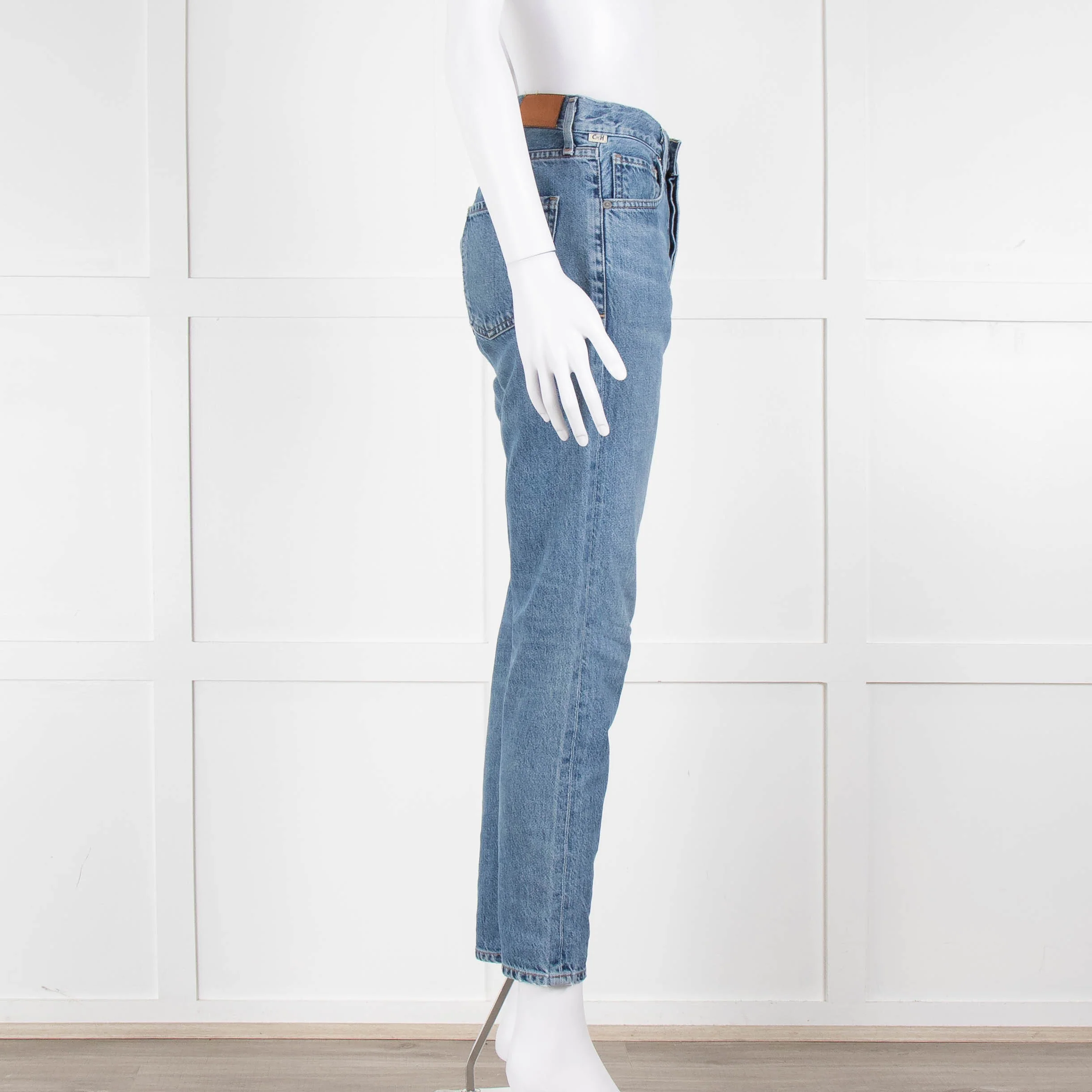 Citizens of Humanity Mid Blue Slim Leg Crop Jean - Image 3