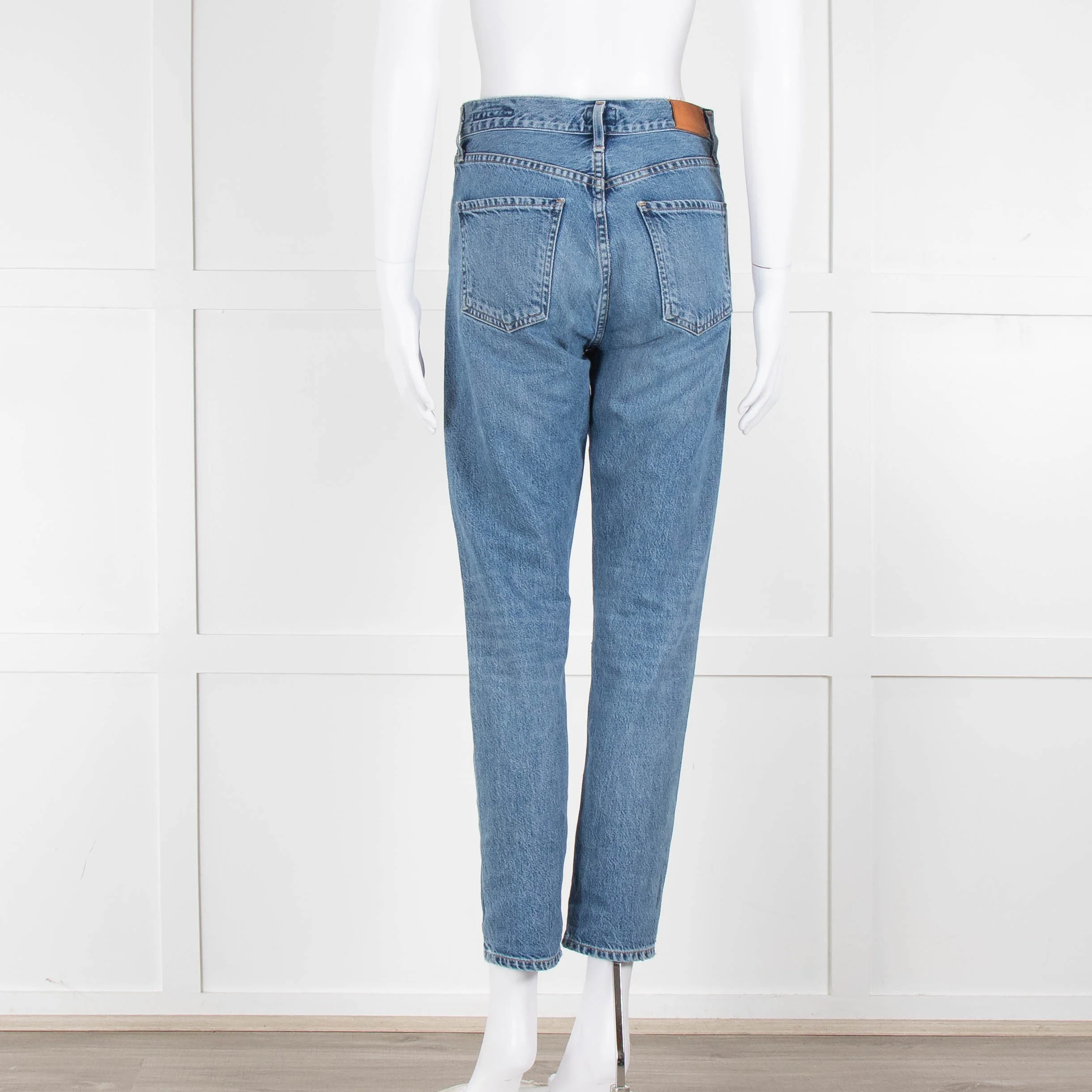 Citizens of Humanity Mid Blue Slim Leg Crop Jean - Image 5
