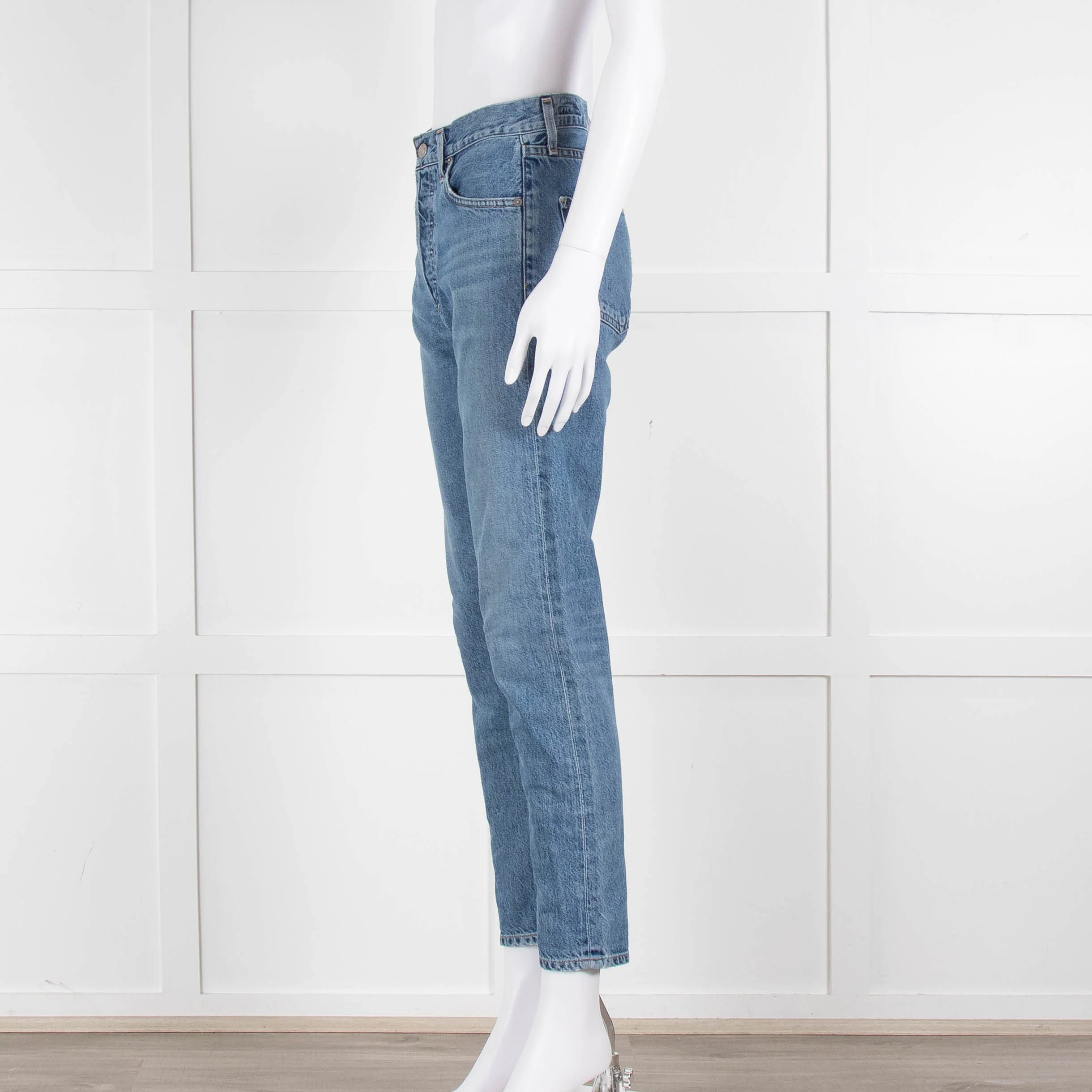 Citizens of Humanity Mid Blue Slim Leg Crop Jean - Image 7