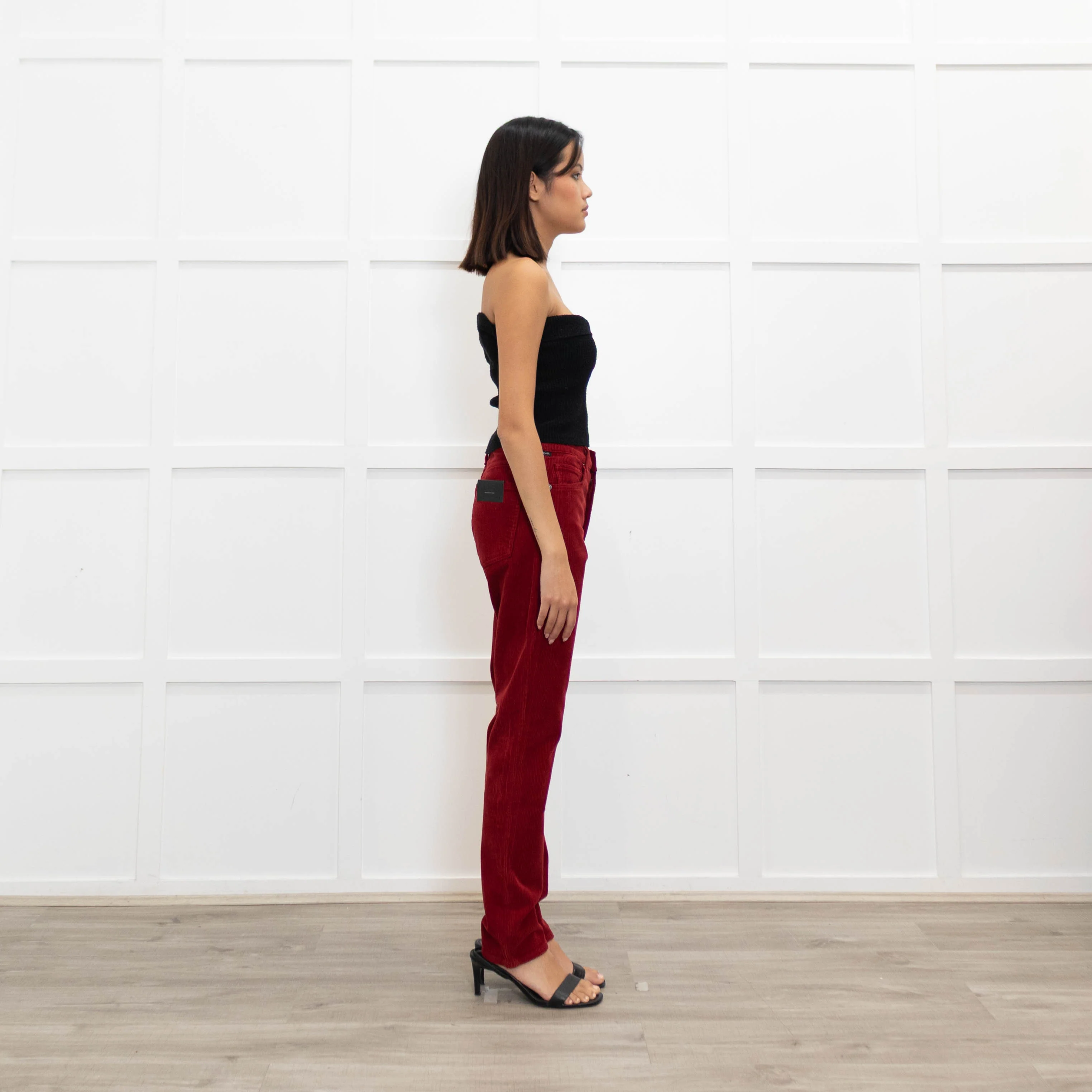 Citizens of Humanity Olivia Red Corduroy Jeans - Image 4