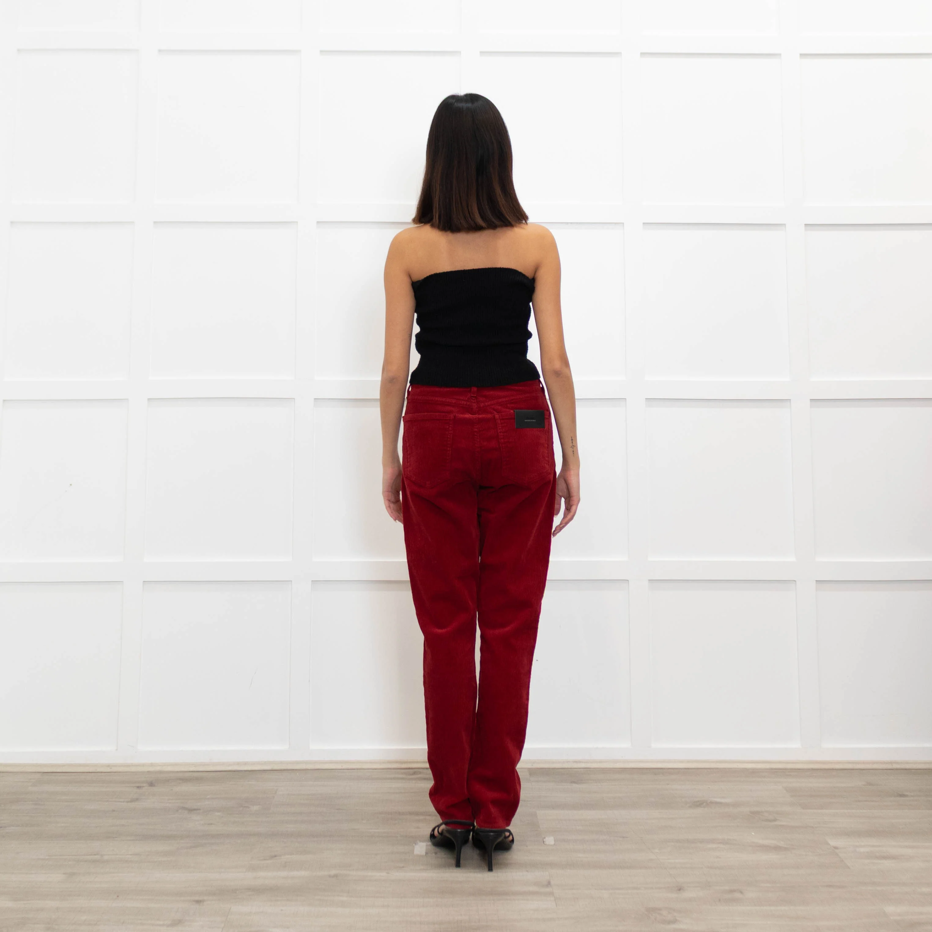 Citizens of Humanity Olivia Red Corduroy Jeans - Image 5