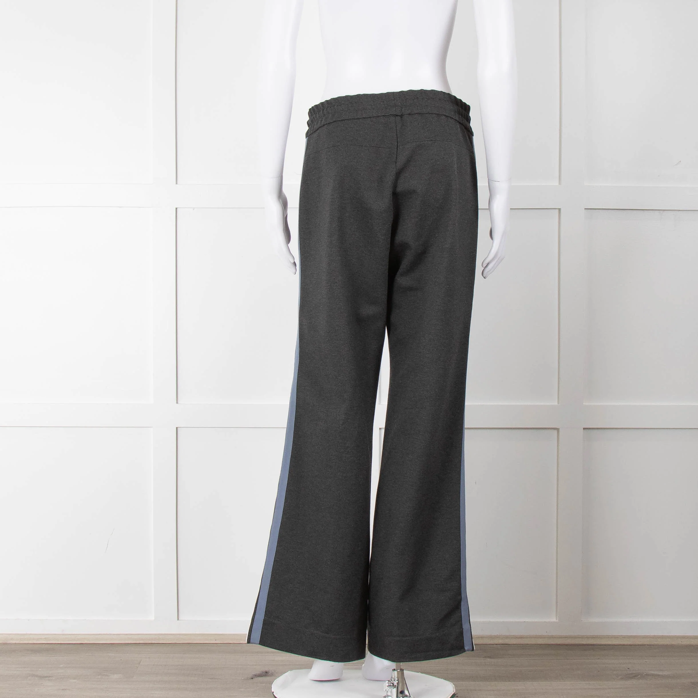 Clementine B Grey Stretch Wide Leg Trousers - Image 5