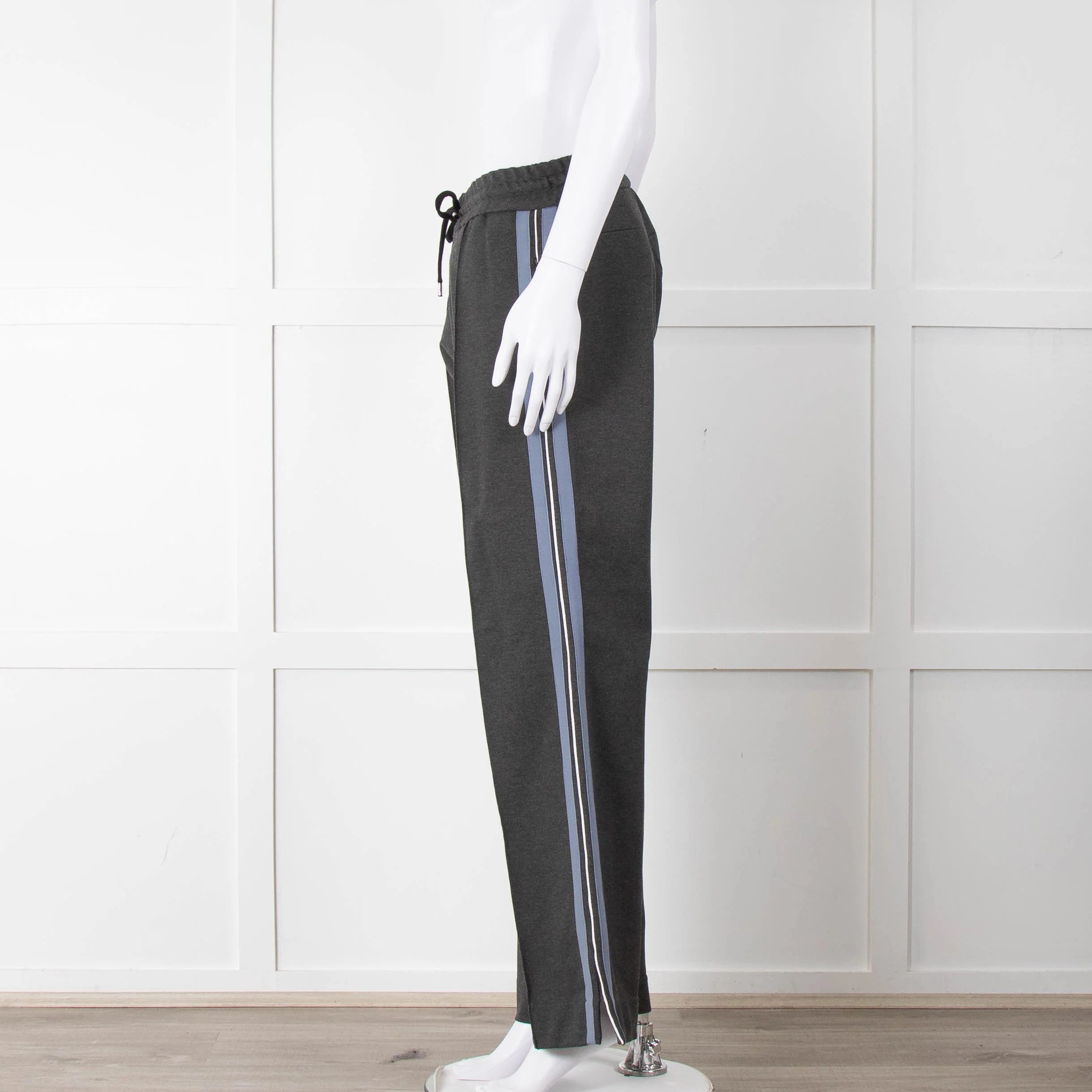 Clementine B Grey Stretch Wide Leg Trousers - Image 7