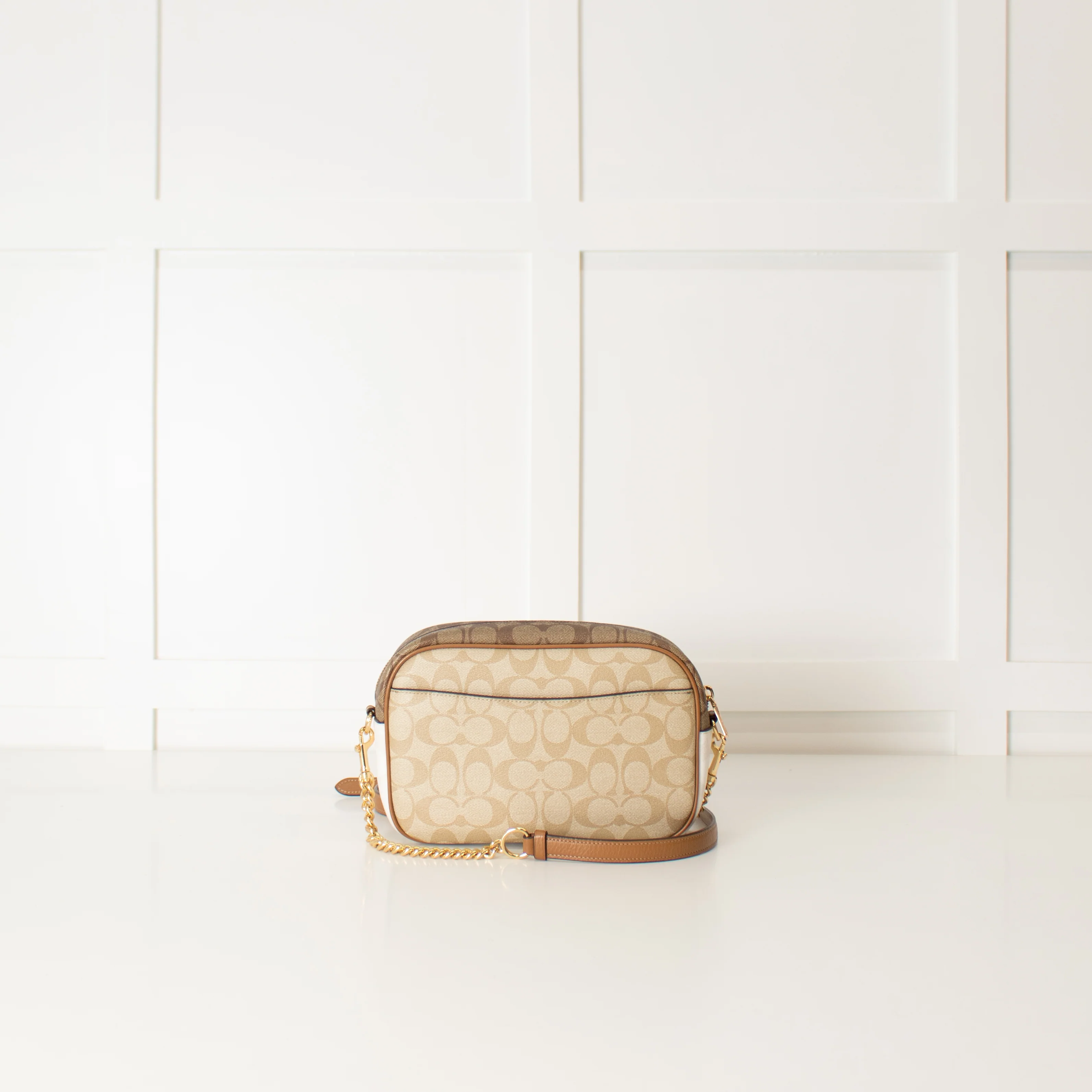 Coach Beige Signature Canvas Jamie Camera Bag - Image 6