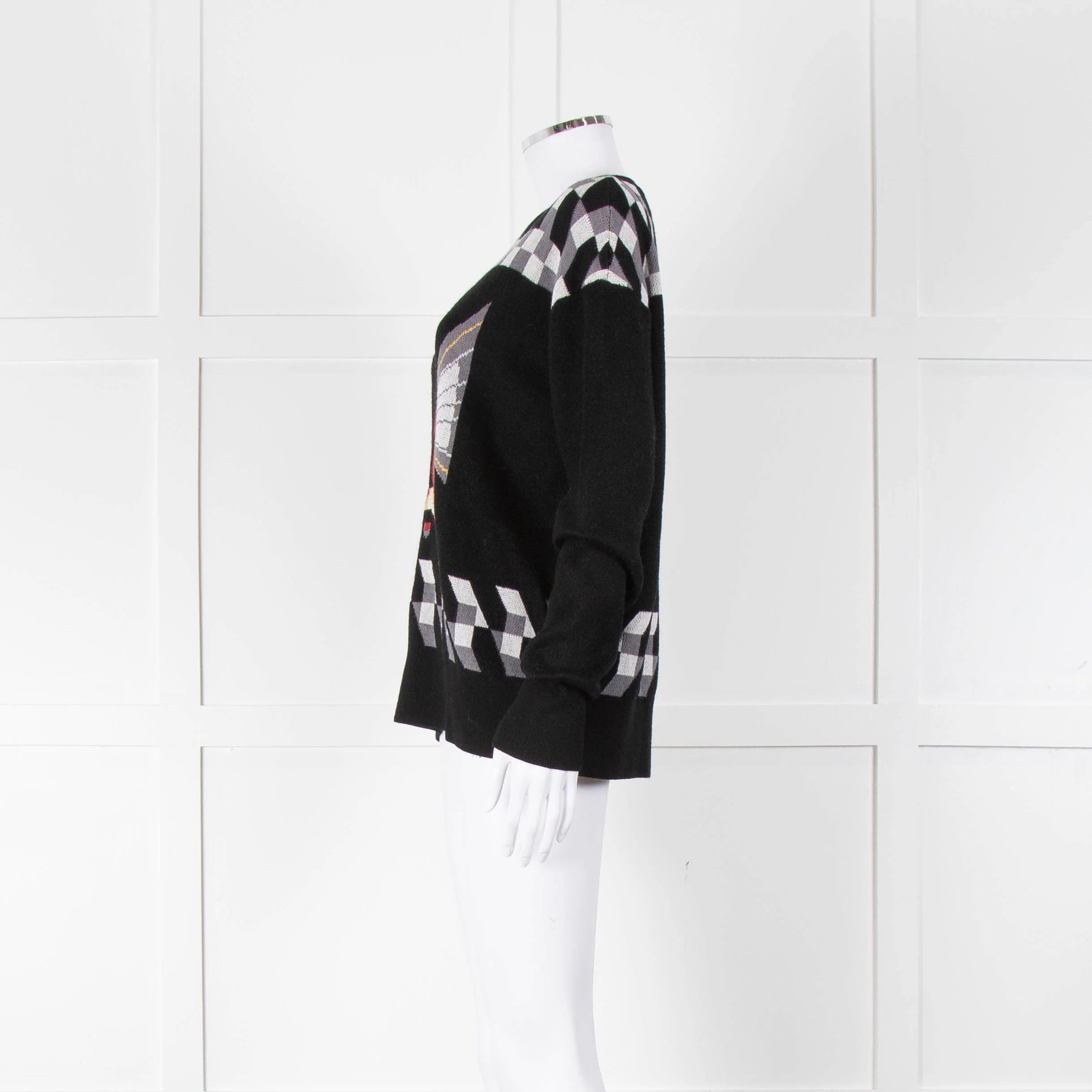 Coach Black Jacquard Sweater - Image 7