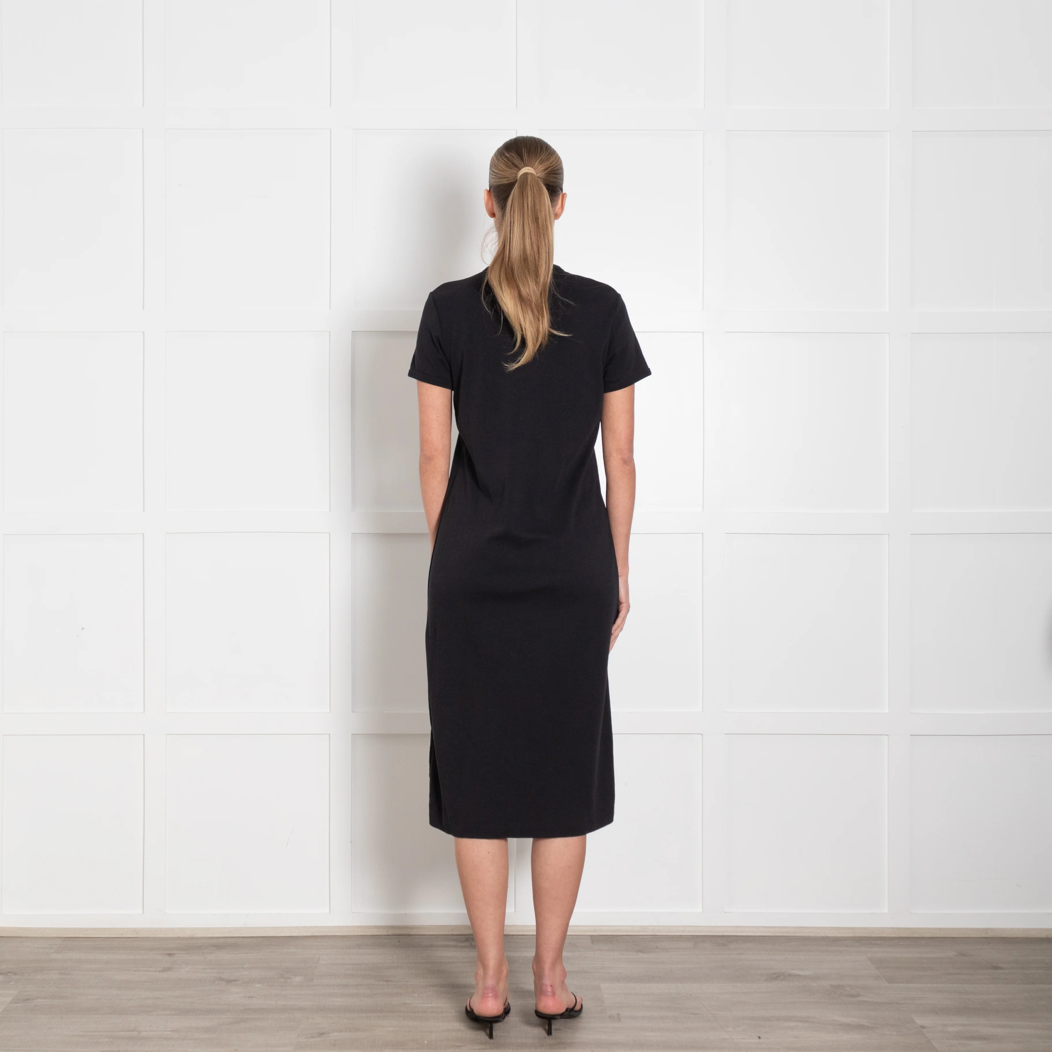 Coach Black Slogan Short Sleeve T-Shirt Dress - Image 5