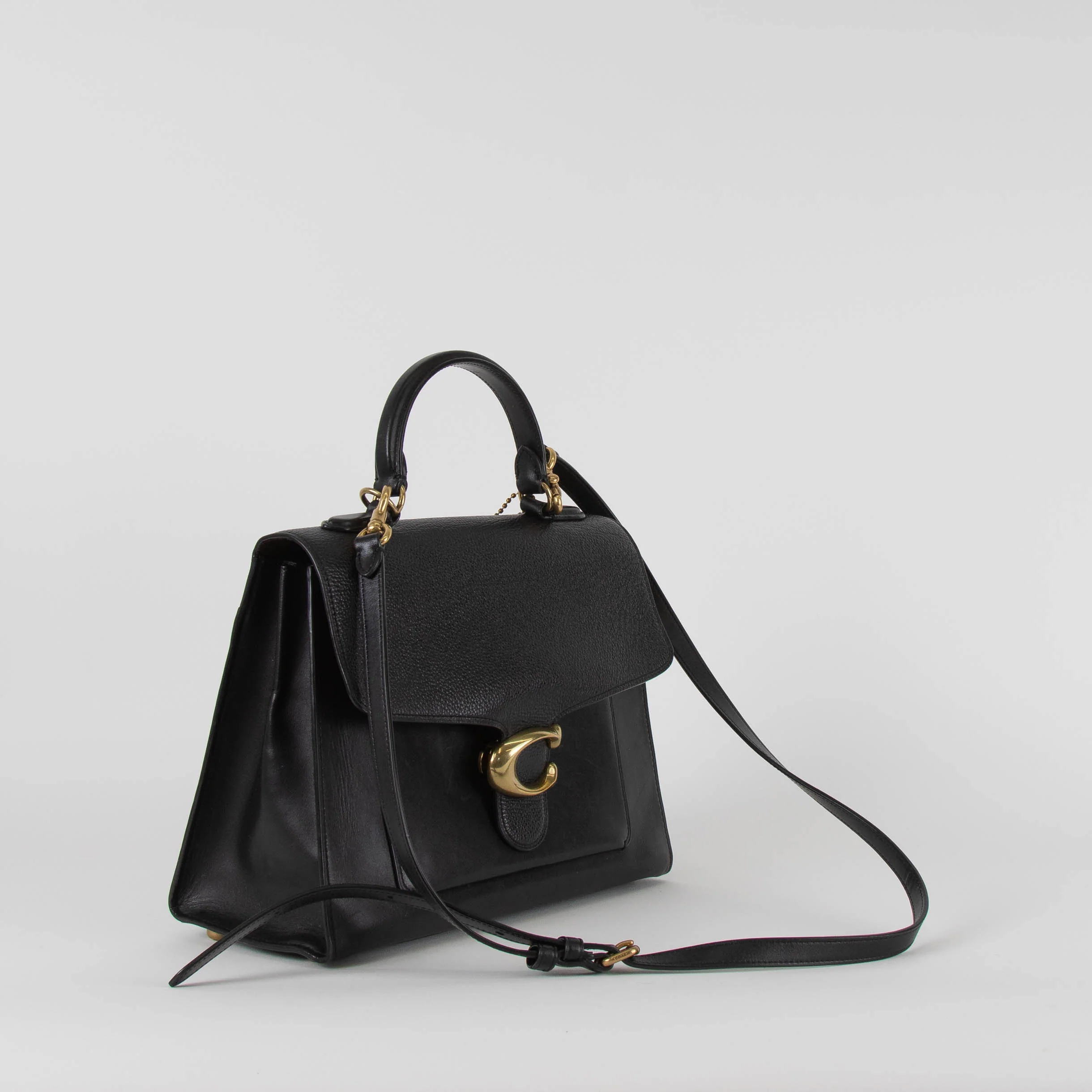 Coach Black Tabby Top Handle Bag - Image 2
