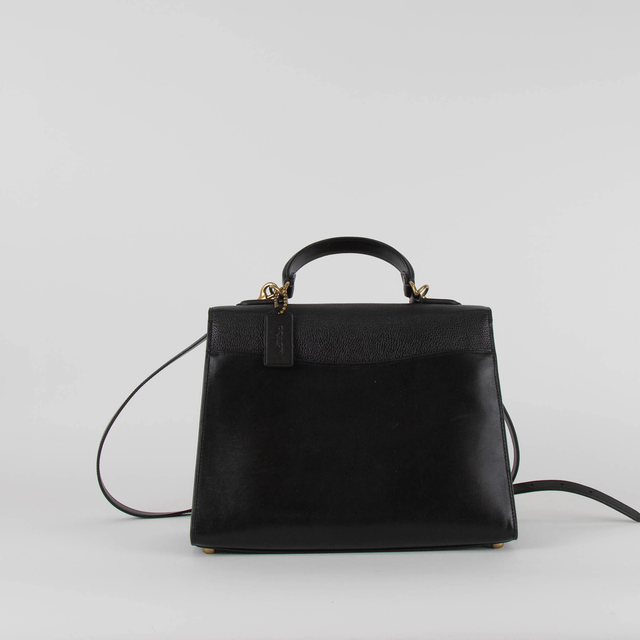 Coach Black Tabby Top Handle Bag - Image 4