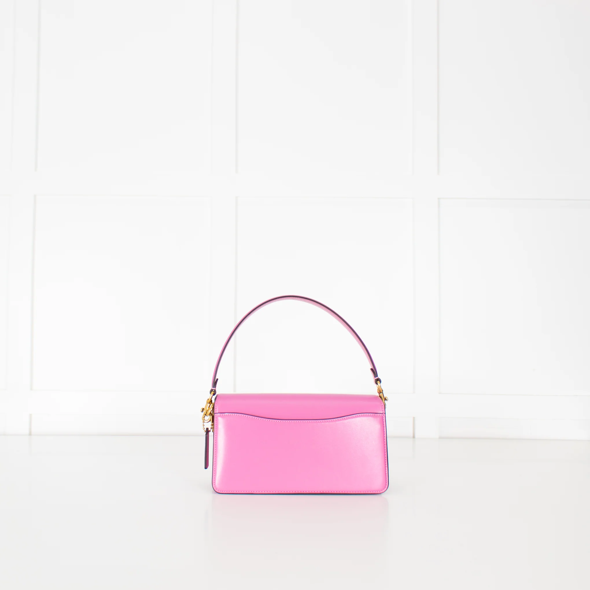 Coach Pink Tabby Chain Clutch Leather Bag - Image 7