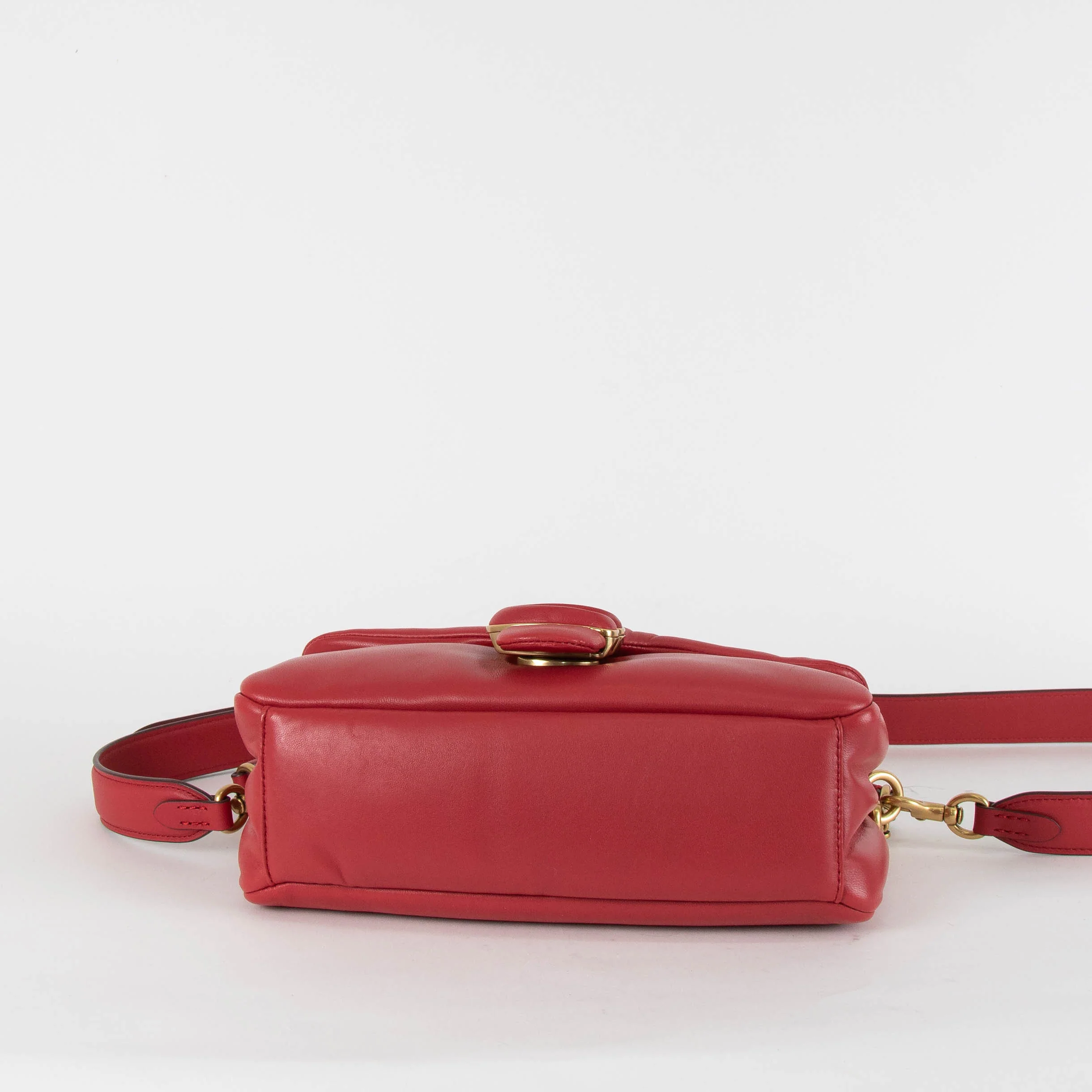 Coach Red Leather Pillow Tabby 26 Bag - Image 7