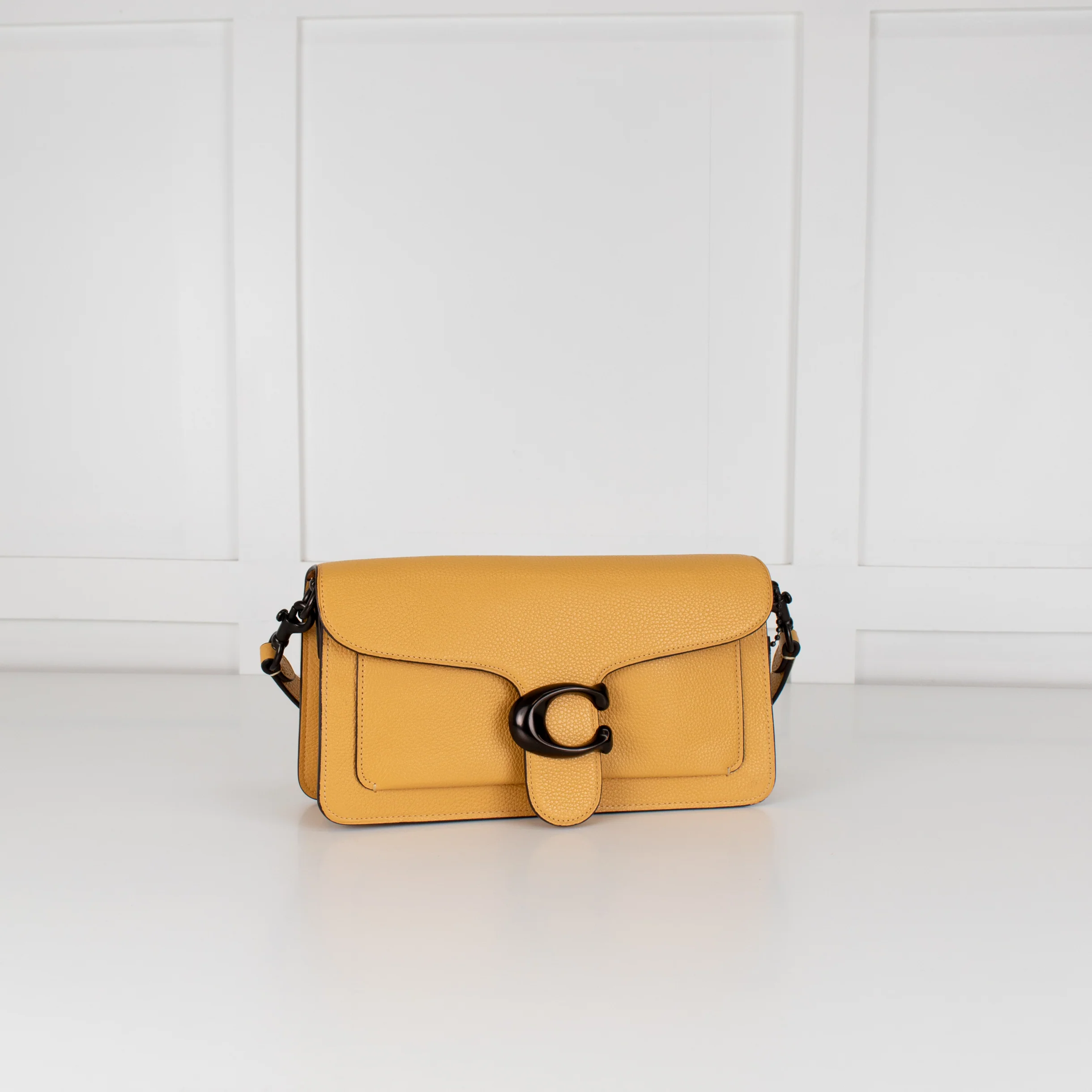 Coach Yellow Grained Leather Tabby 26 Bag - Image 4