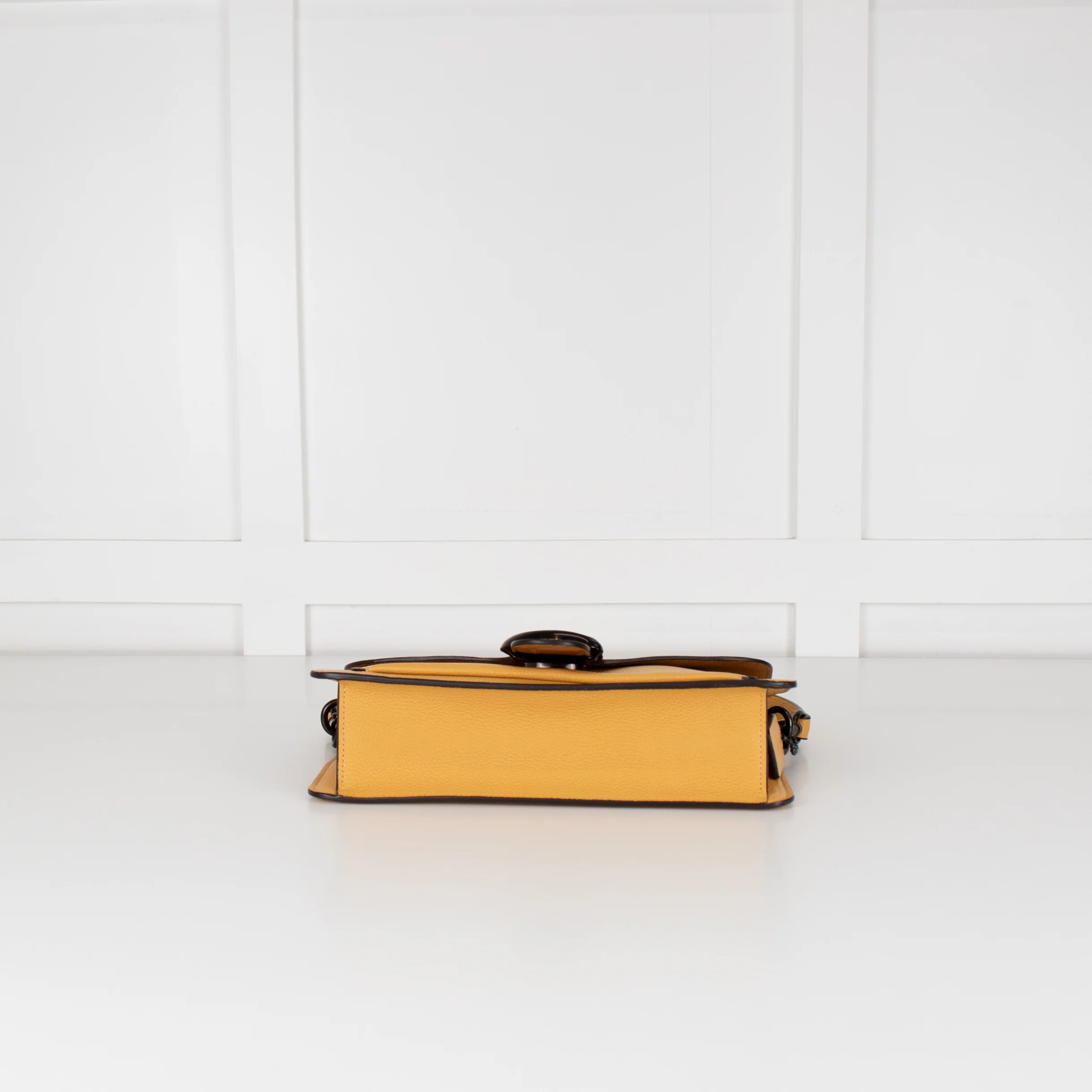 Coach Yellow Grained Leather Tabby 26 Bag - Image 8
