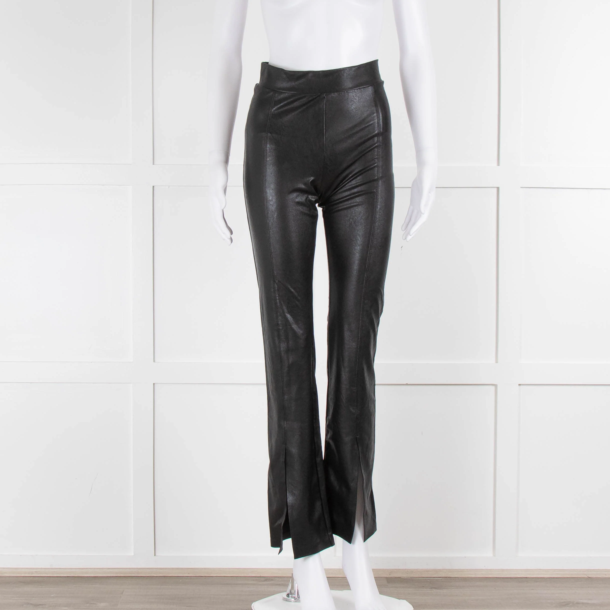 Commando Black Faux Leather Trousers