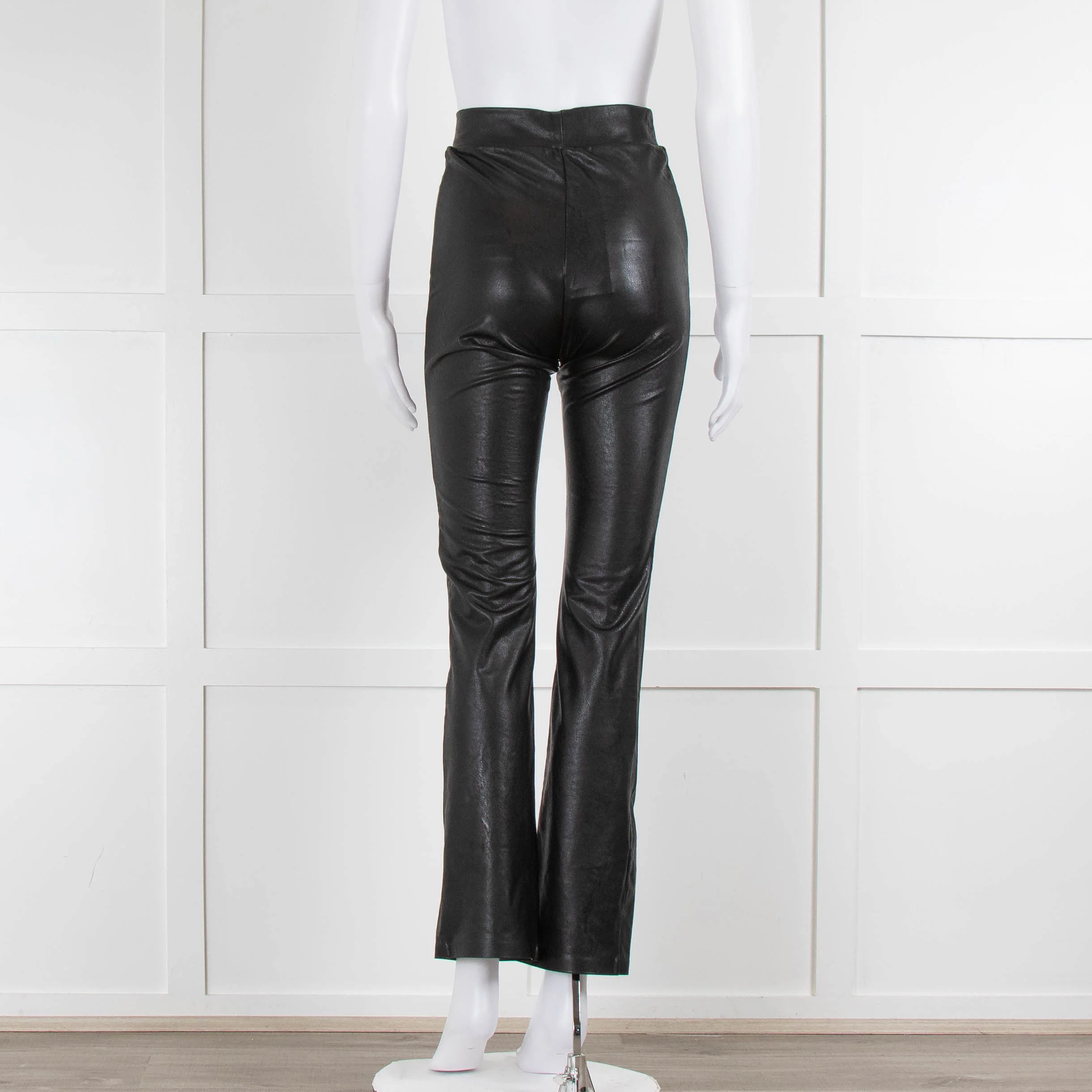Commando Black Faux Leather Trousers - Image 3