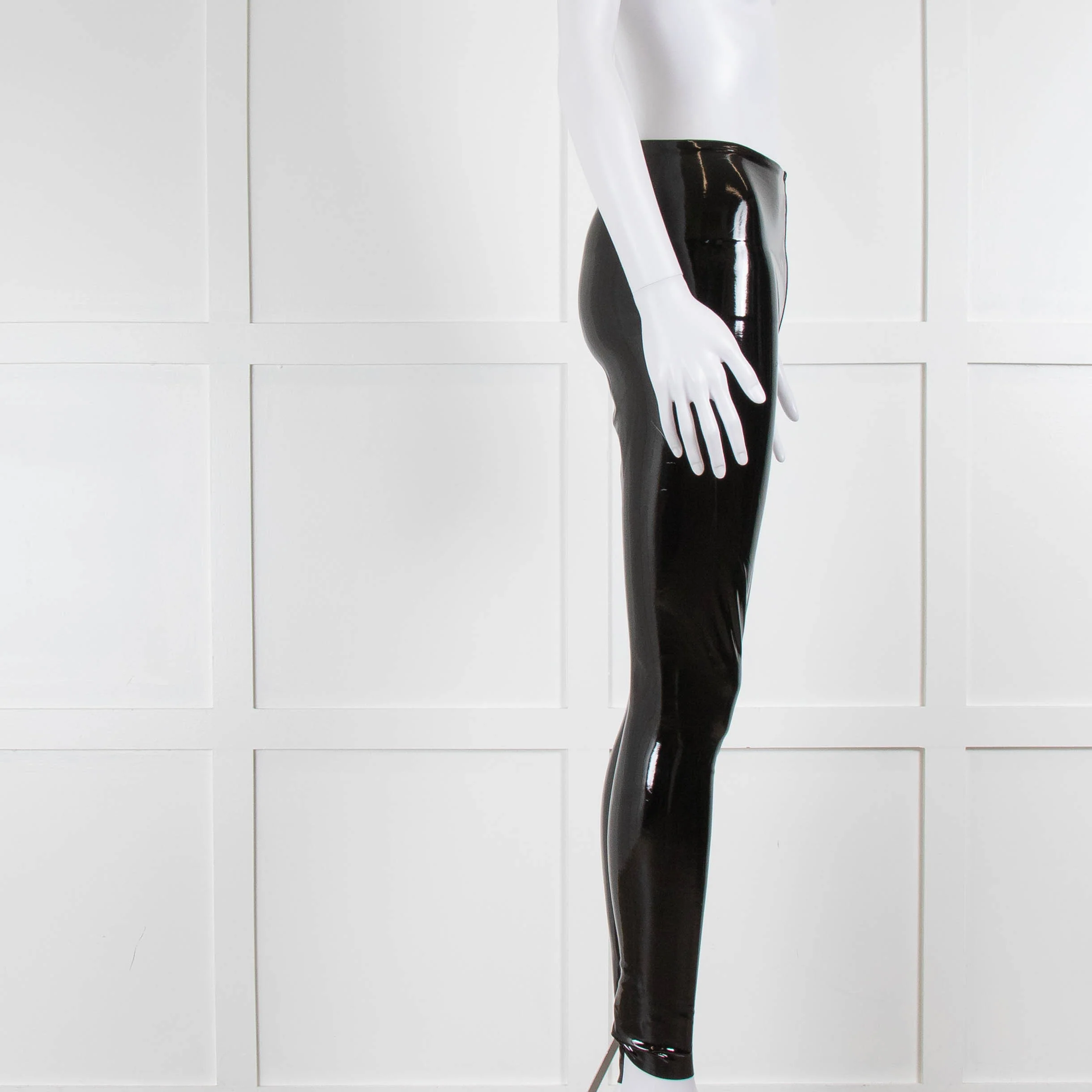 Commando Black Patent Leggings - Image 2