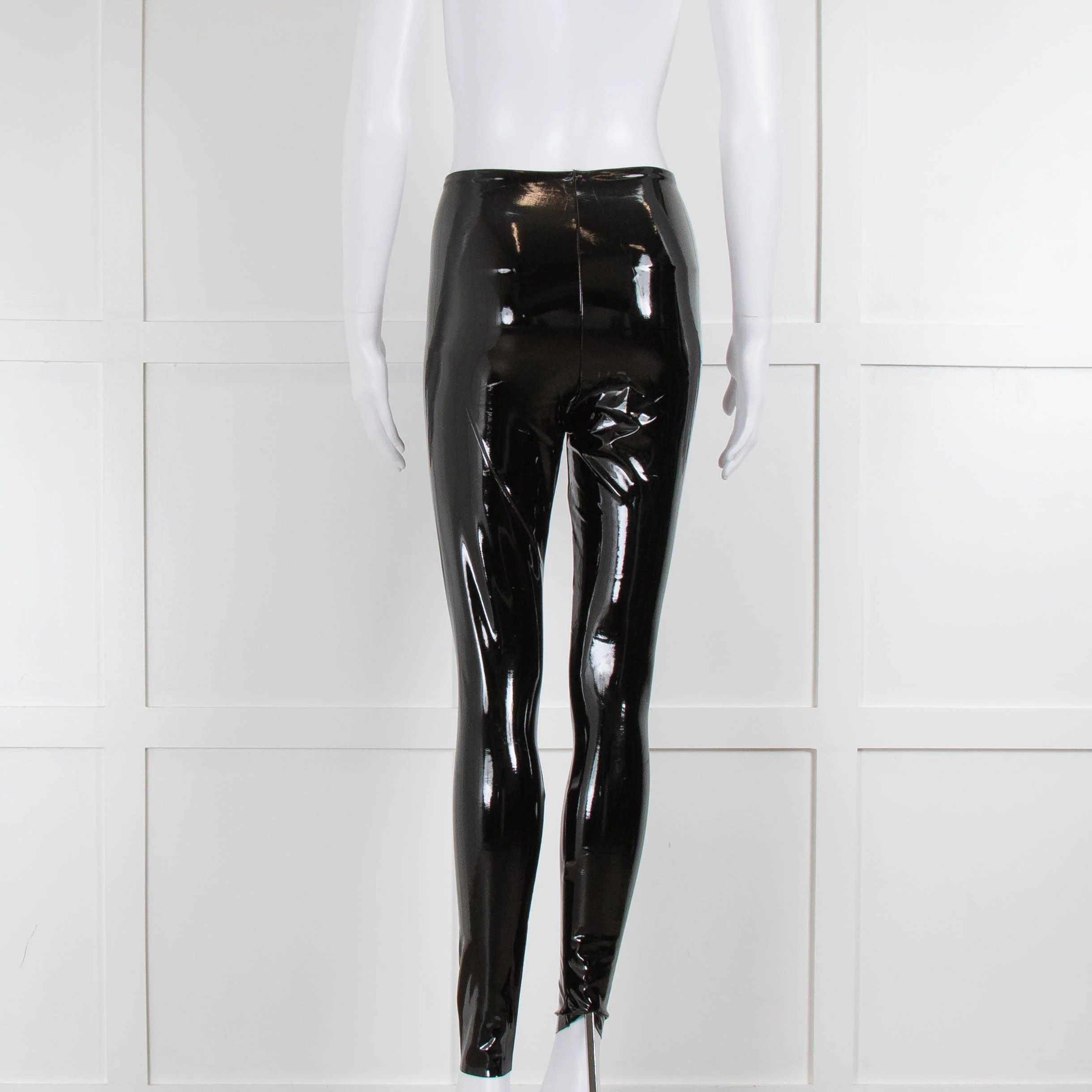 Commando Black Patent Leggings - Image 3