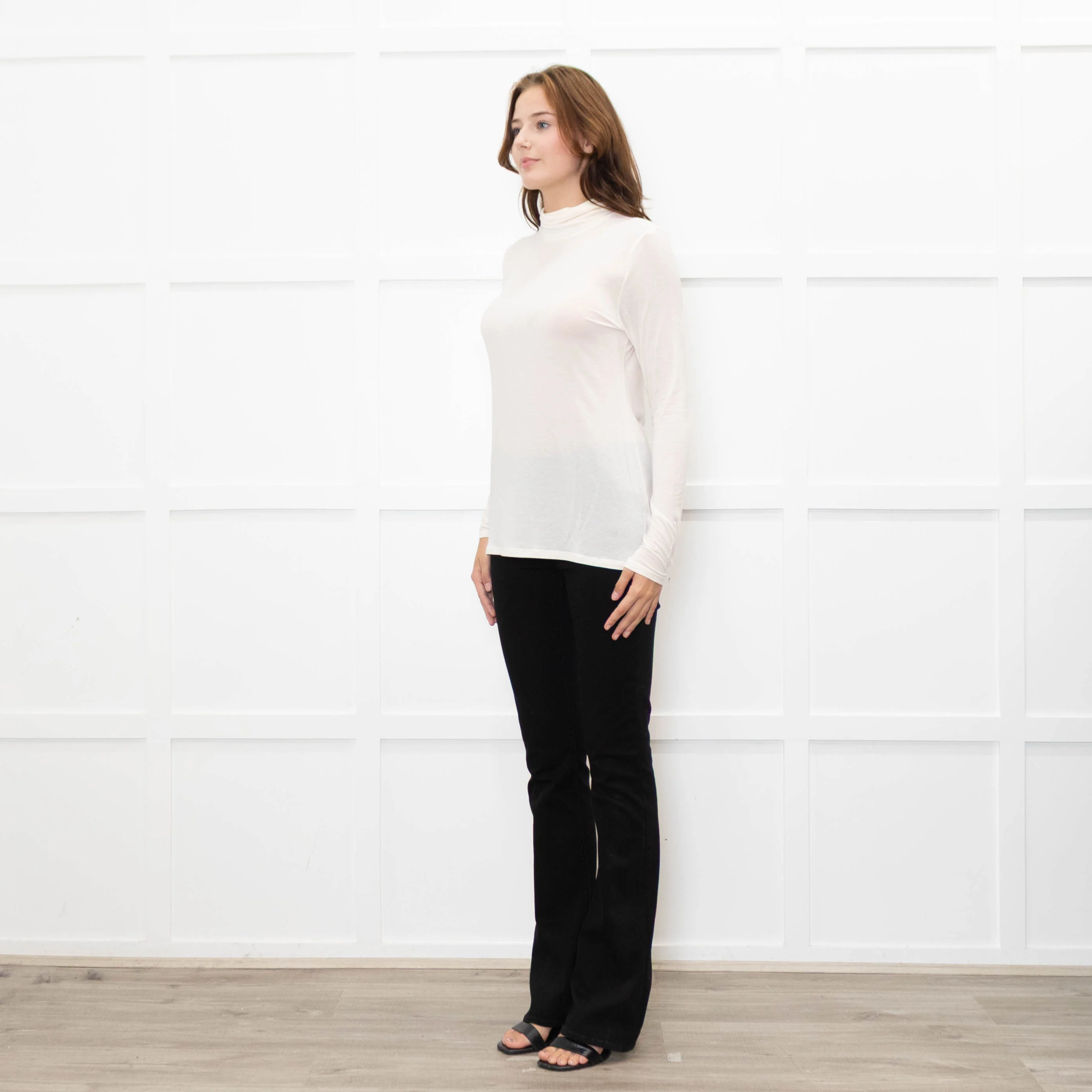 Commando Cream Soft Modal/Cashmere Mix Top - Image 3