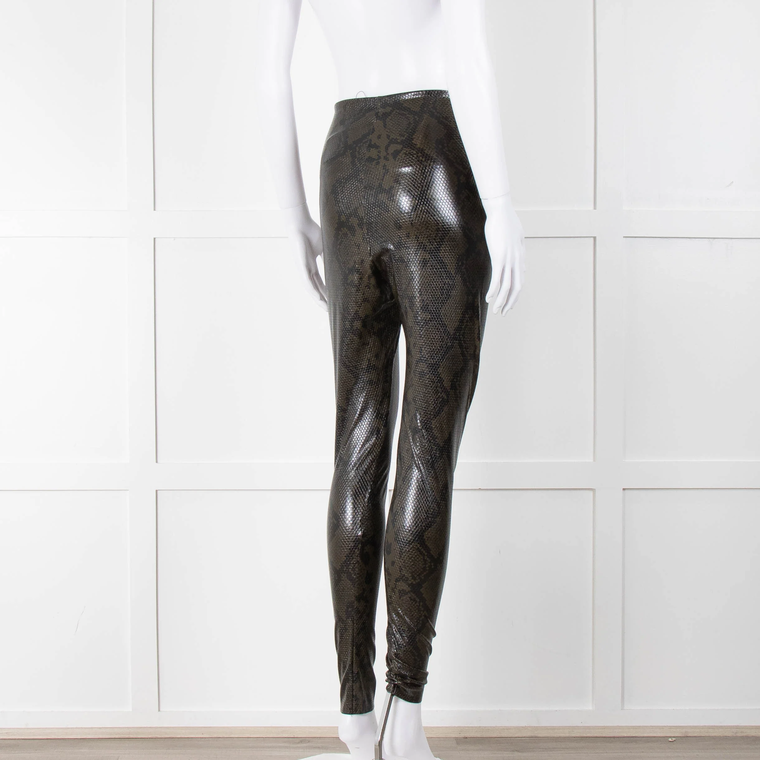 Commando Khaki Snake Print Leggings - Image 4