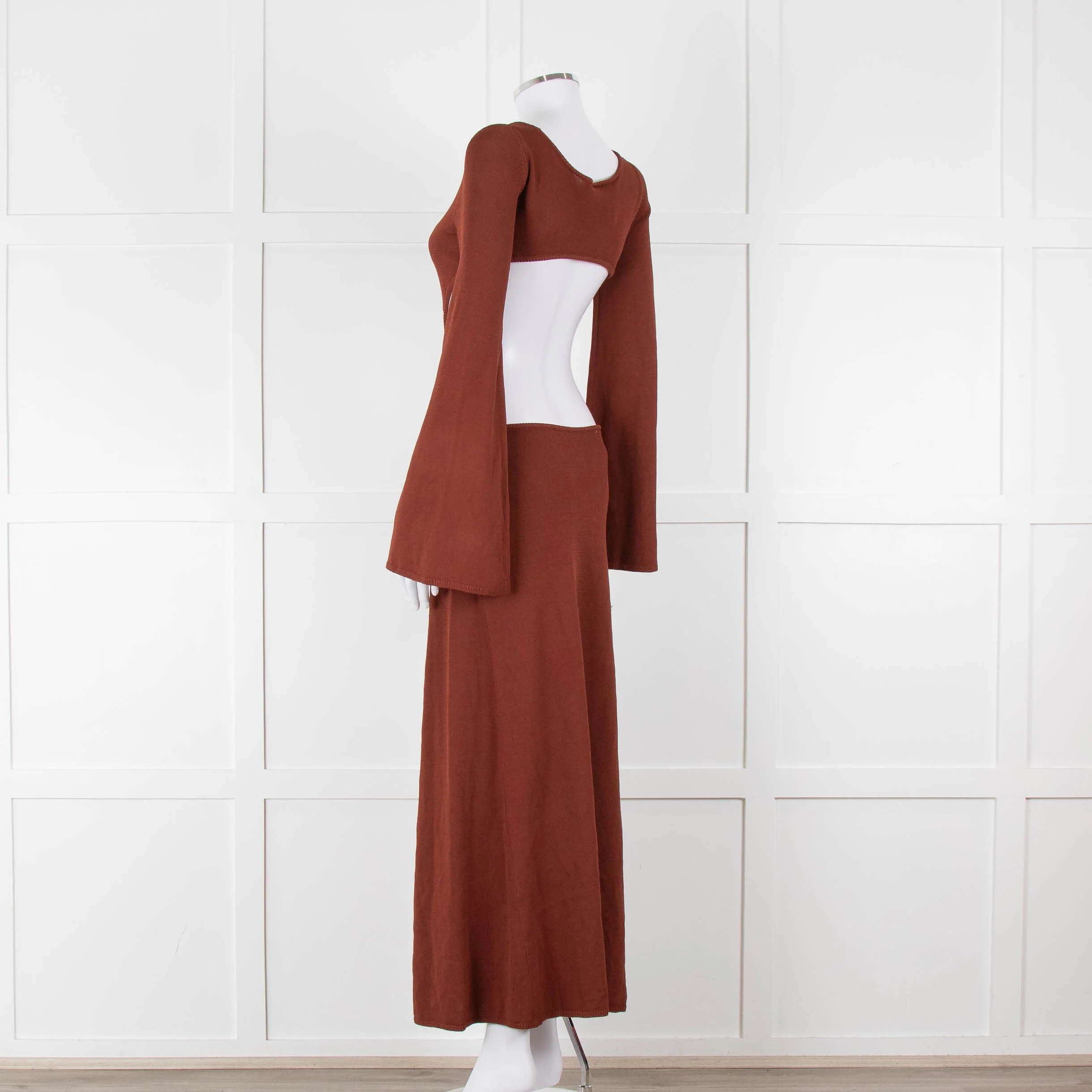 Cult Gaia Dark Tan Ember Carla Dress - Image 6