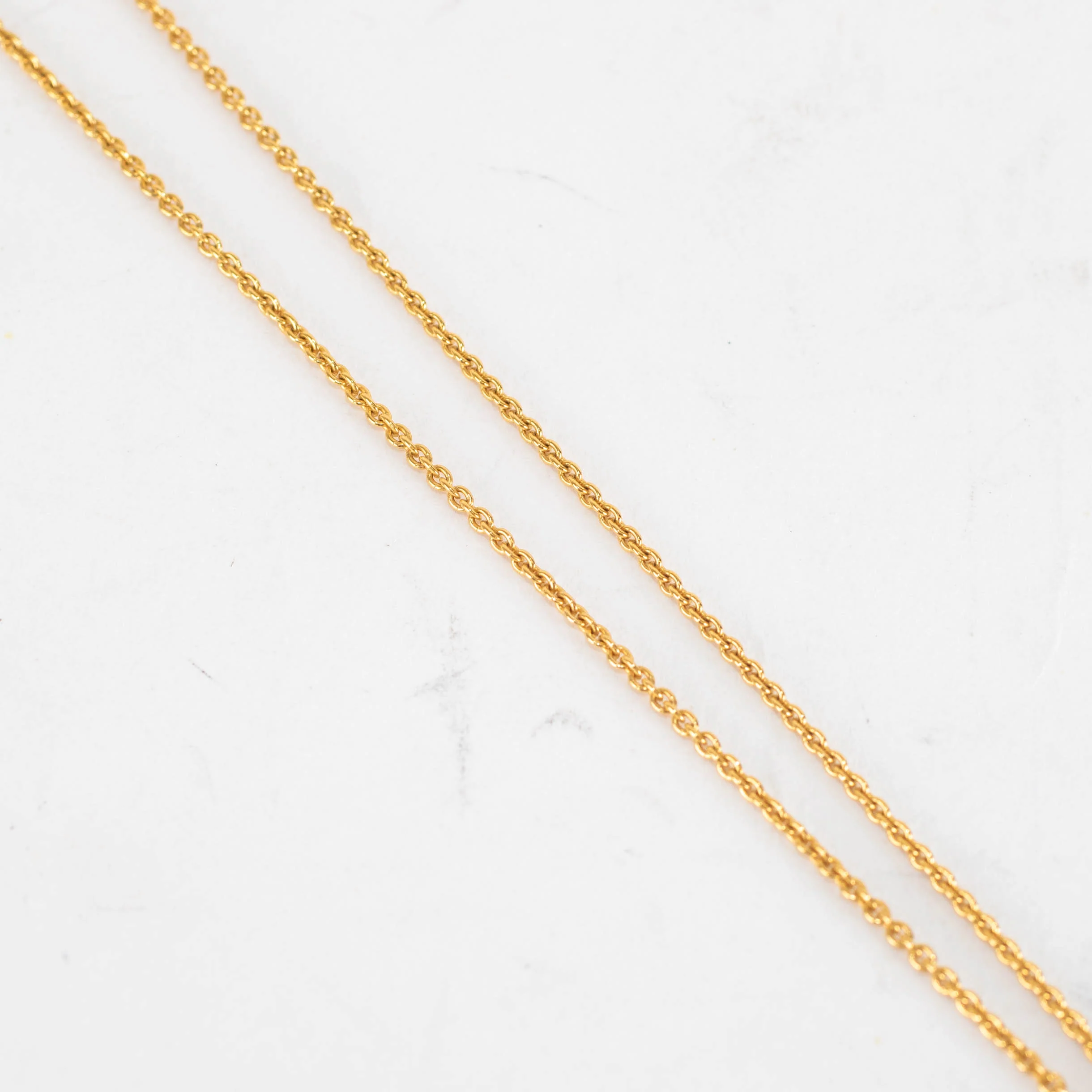 Missoma Curly Molten Initial A Pendant Necklace 18ct Gold Vermeil - Image 3