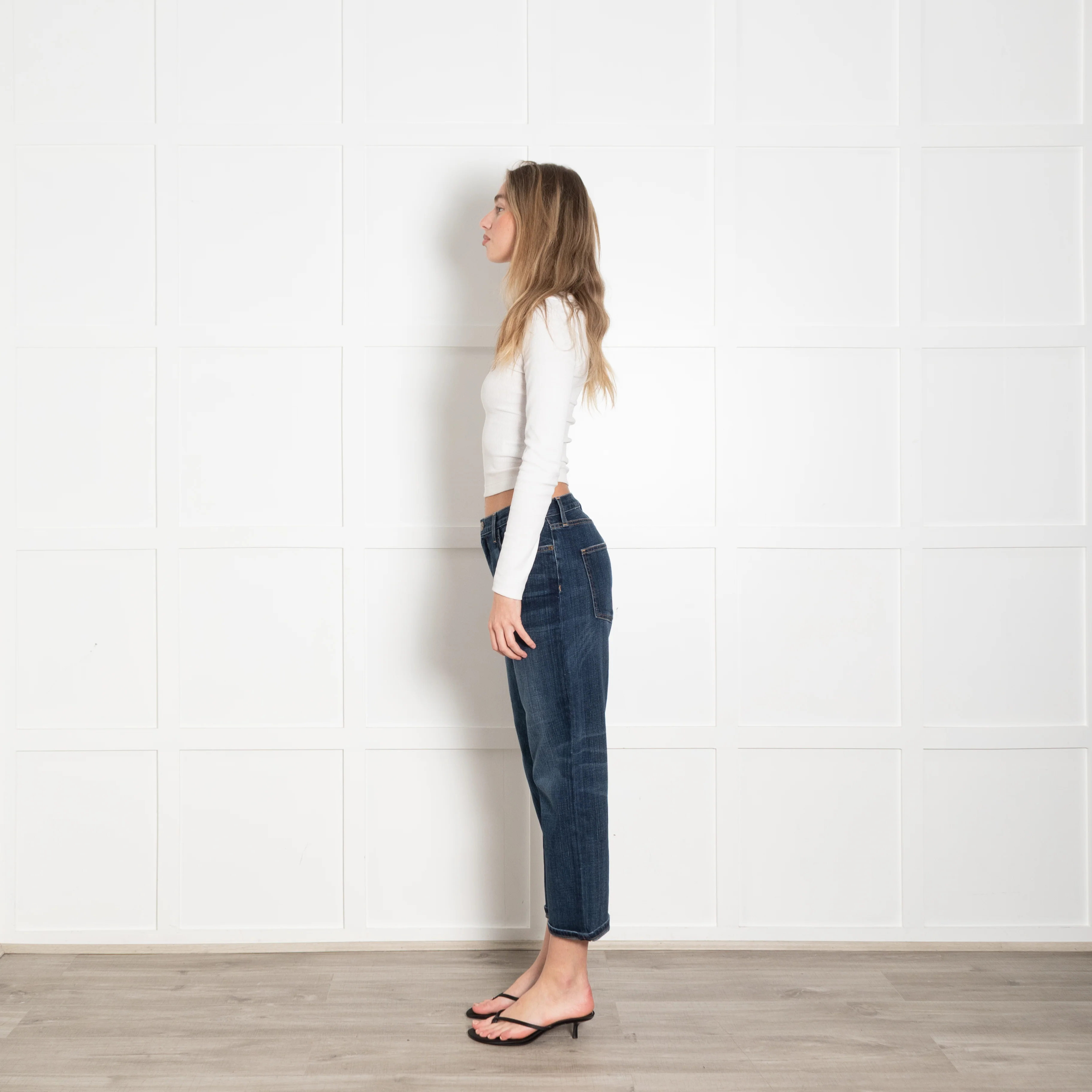 Current Elliott Blue Boyfriend Jeans - Image 5
