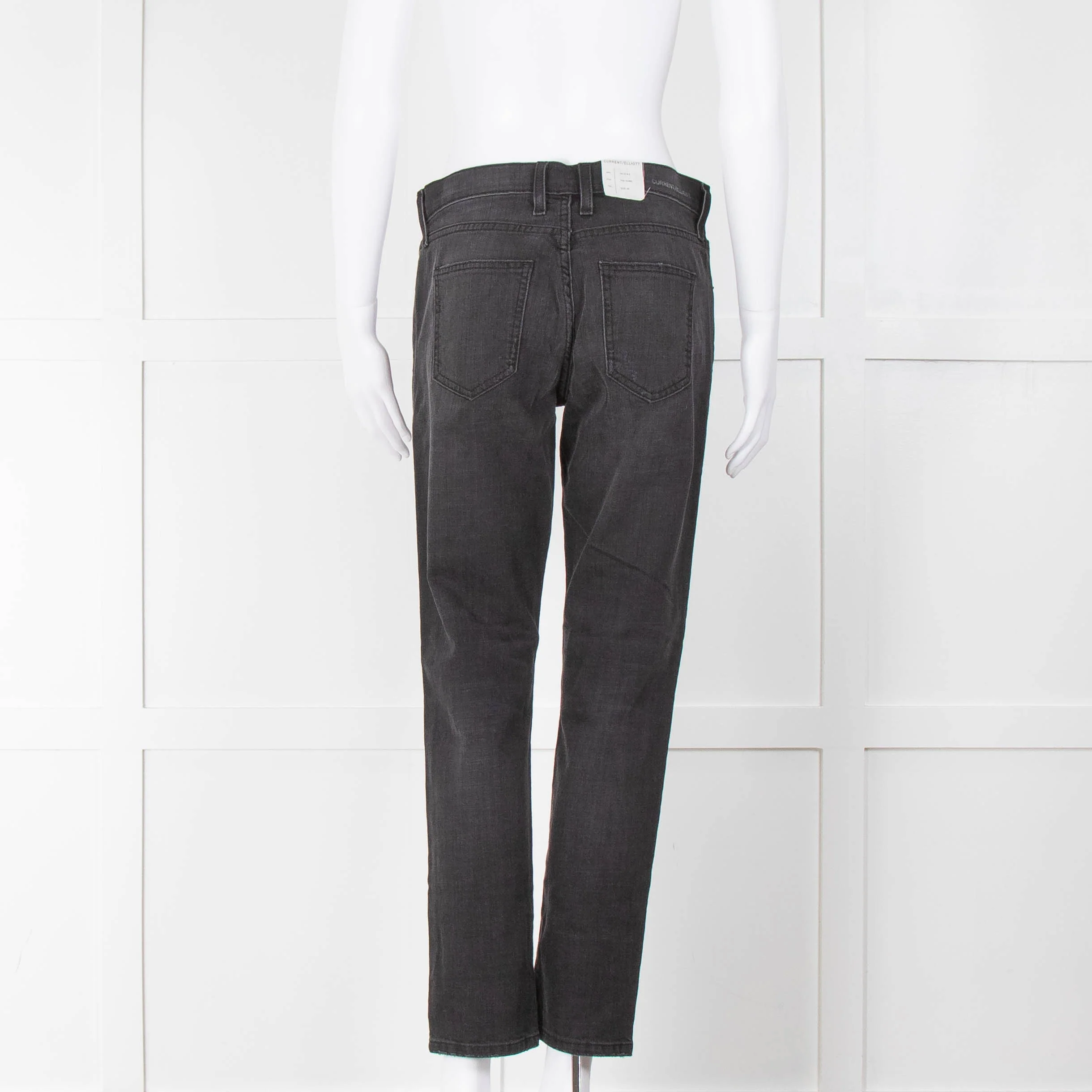 Current Elliott The Fling Grey Jeans - Image 3