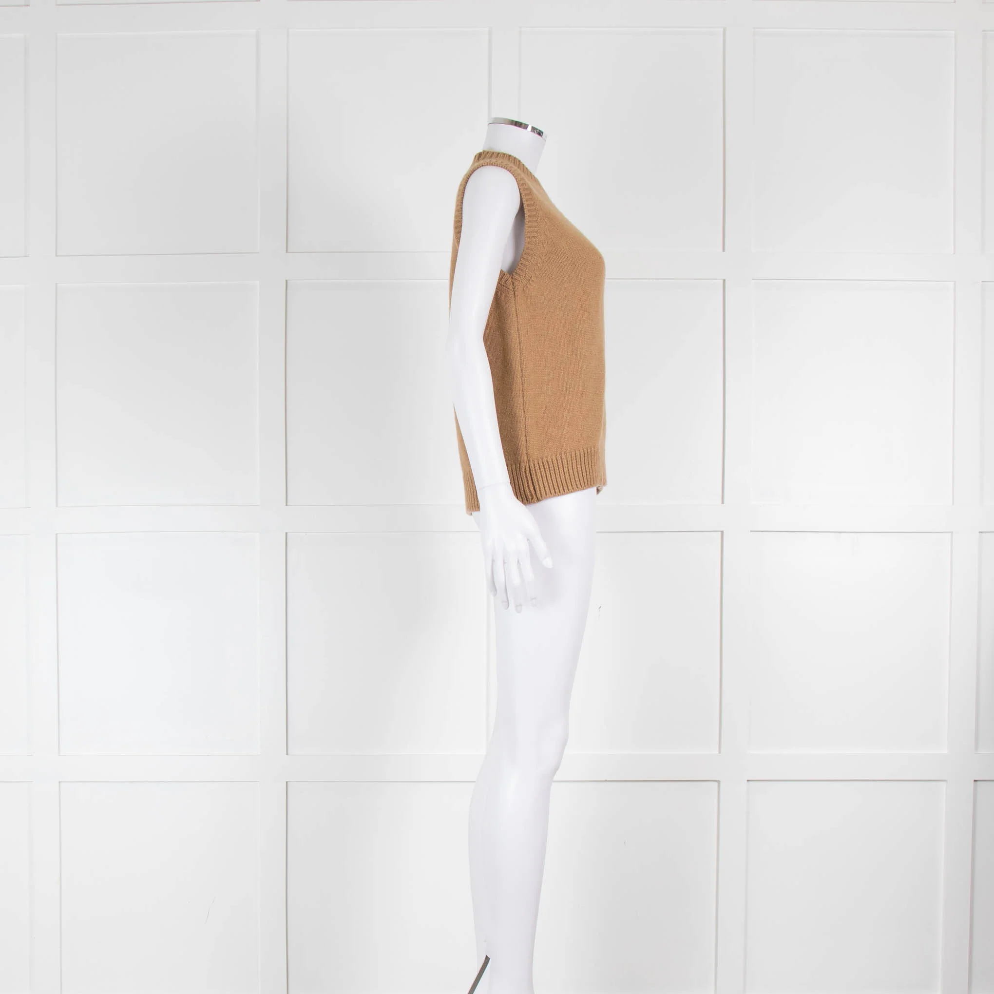 &DAUGHTER Delma Crewneck Tank In Brown Sugar Camel - Image 3