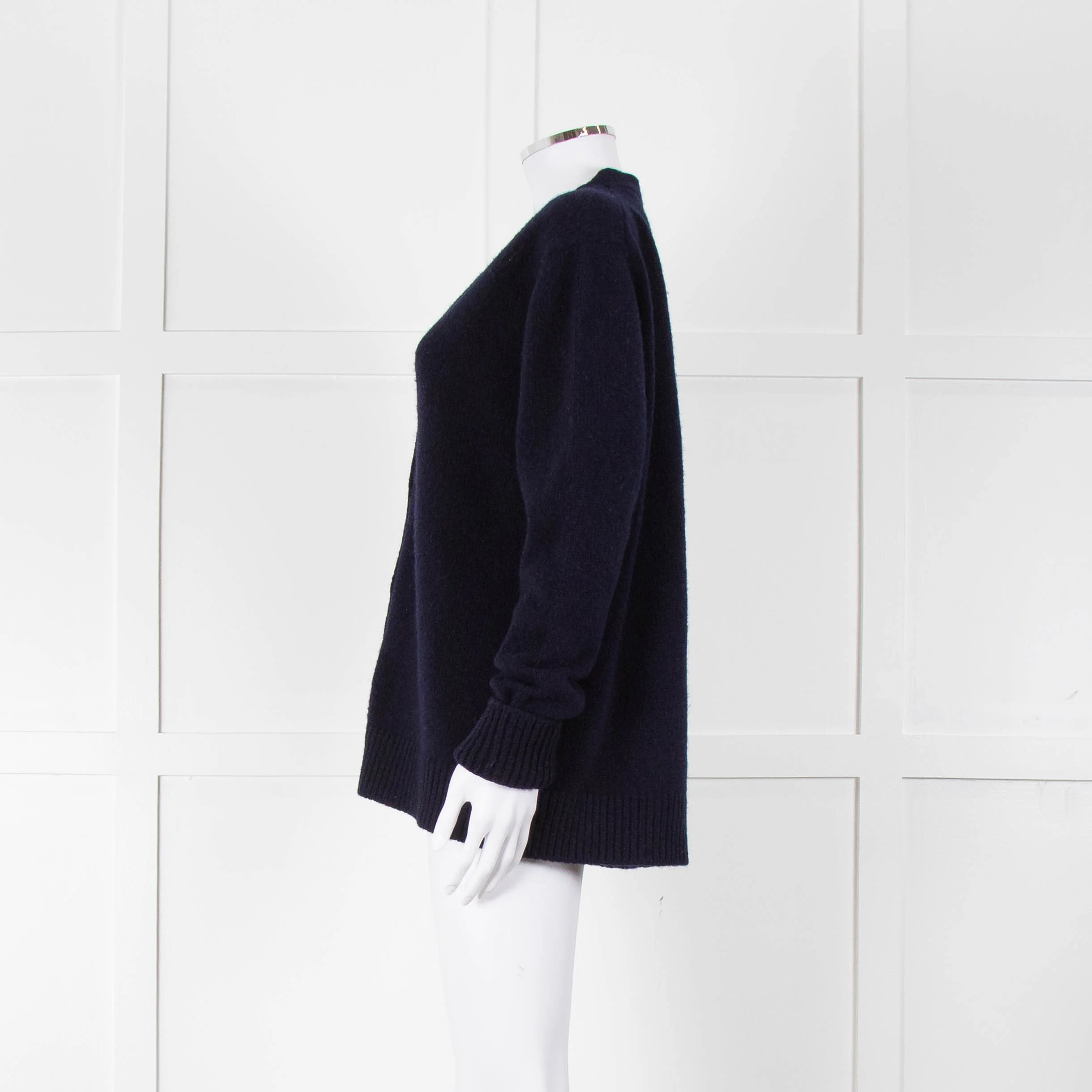 &Daughter Navy Lambswool Cardigan - Image 7