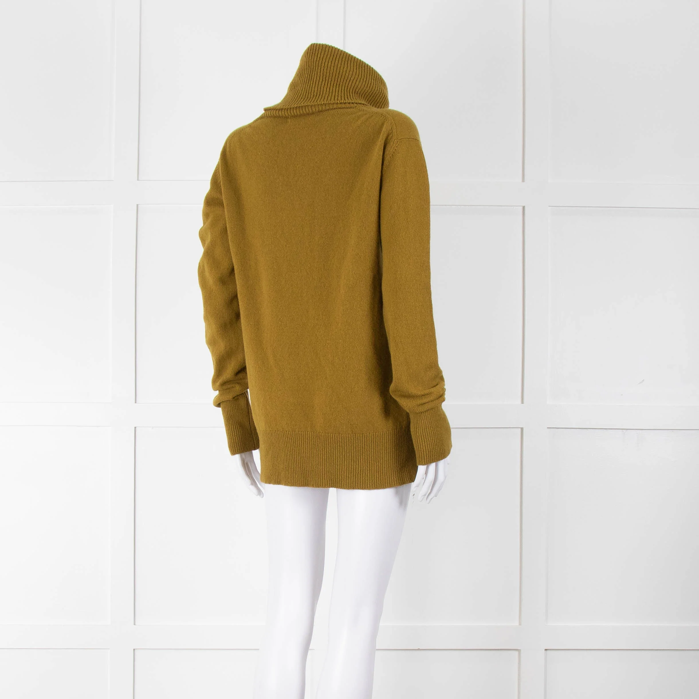 &Daughter Olive Slouch Roll Neck Jumper - Image 4