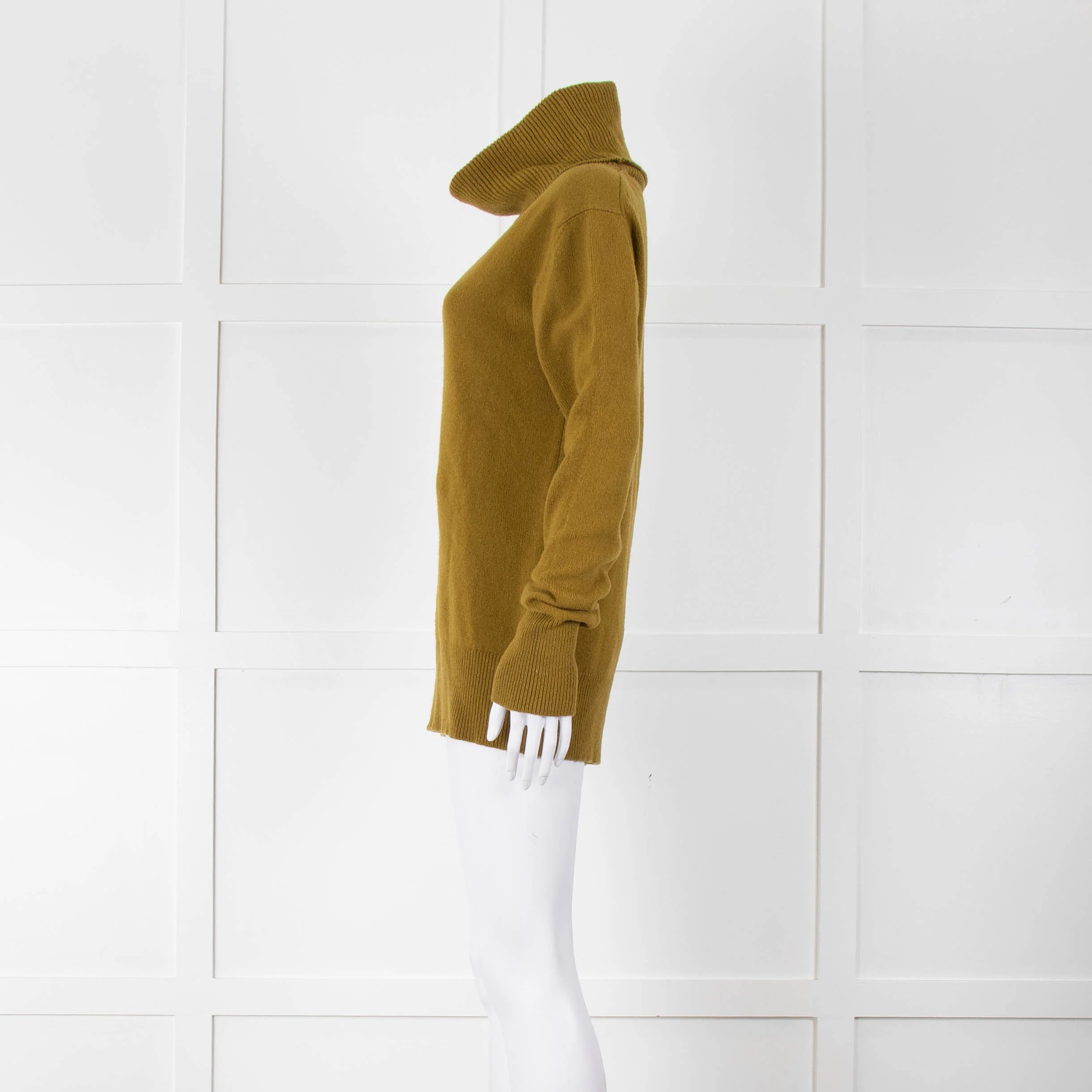 &Daughter Olive Slouch Roll Neck Jumper - Image 7