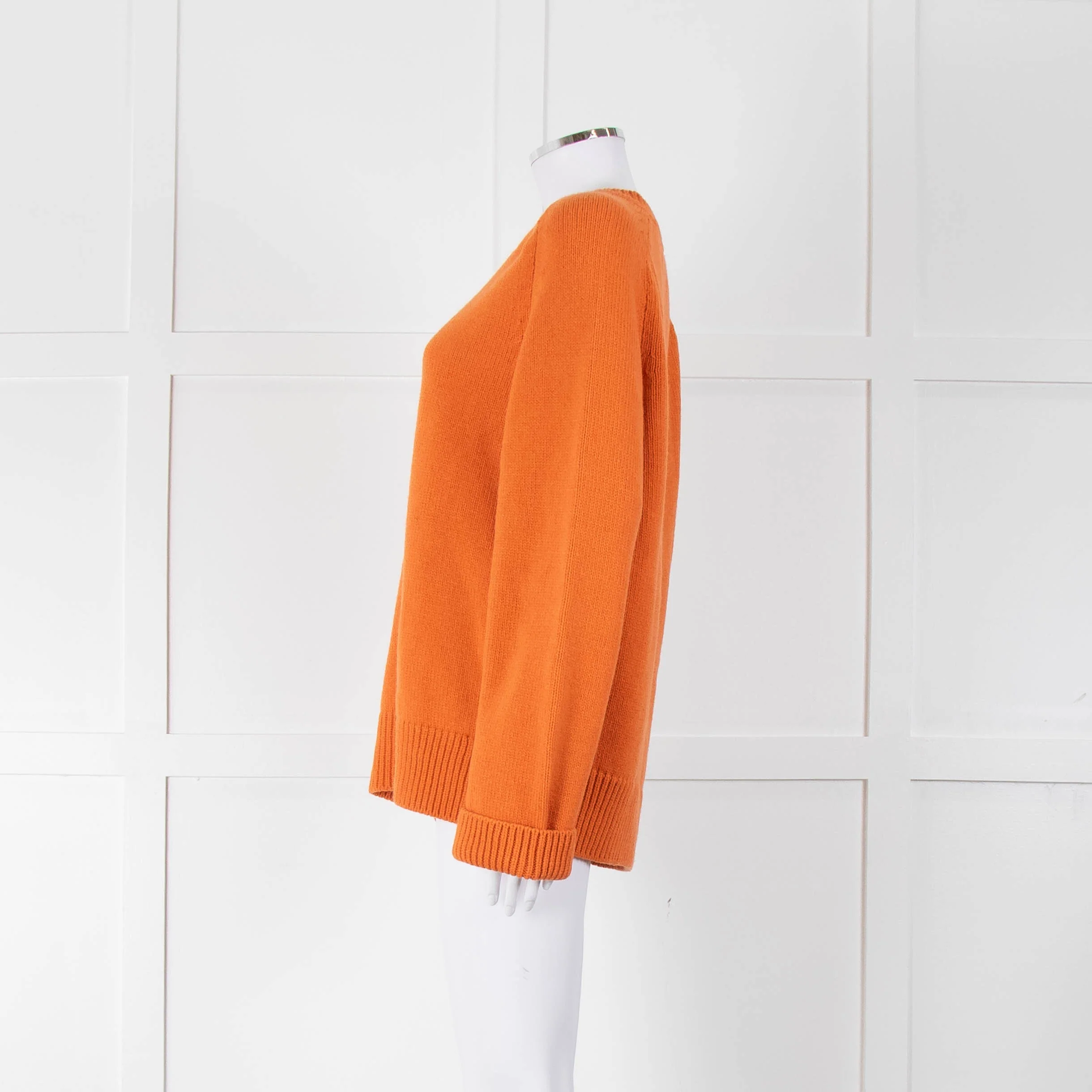 &Daughter Tangerine Longsleeve Wool Jumper - Image 7