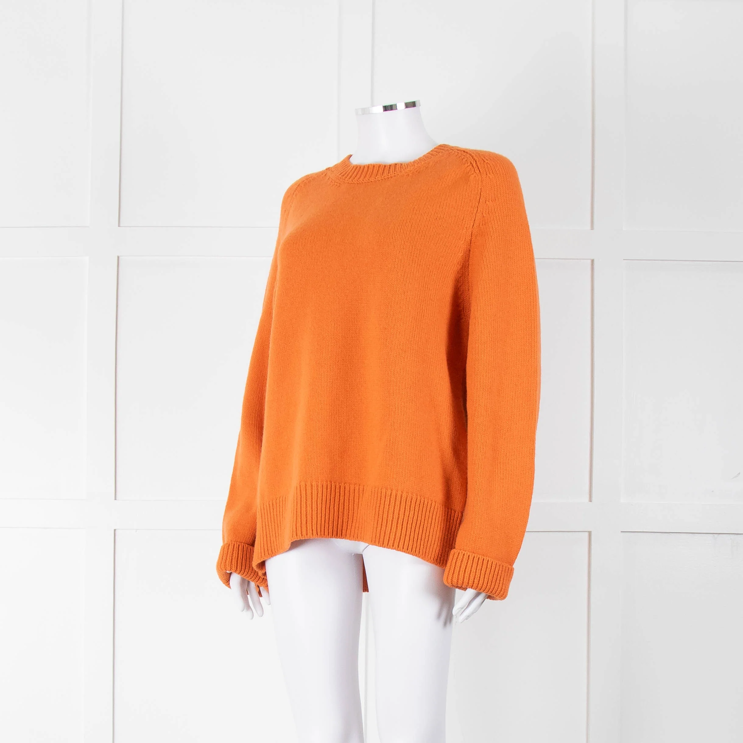 &Daughter Tangerine Longsleeve Wool Jumper - Image 8