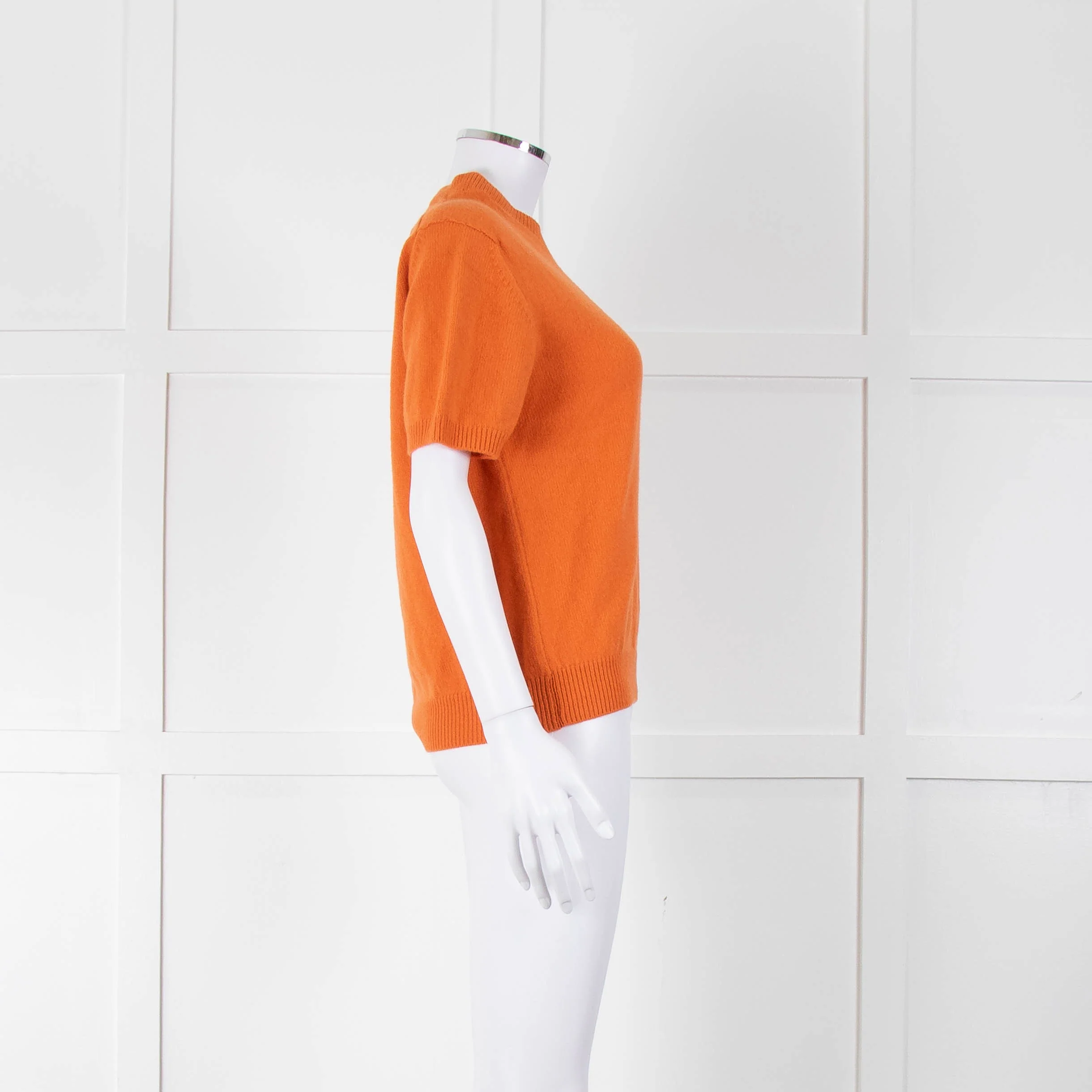 &Daughter Tangerine Shortsleeve Wool Jumper - Image 3