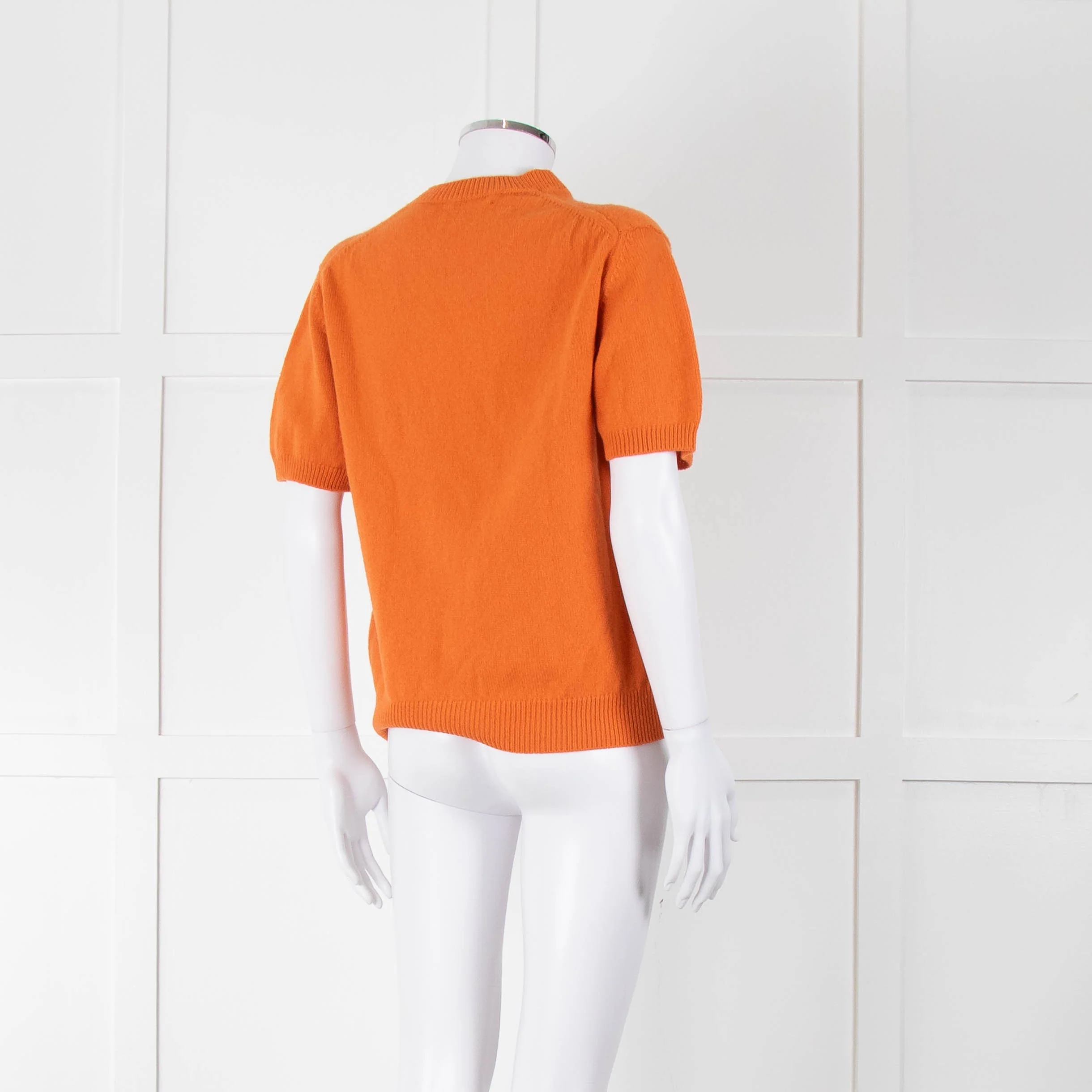 &Daughter Tangerine Shortsleeve Wool Jumper - Image 4
