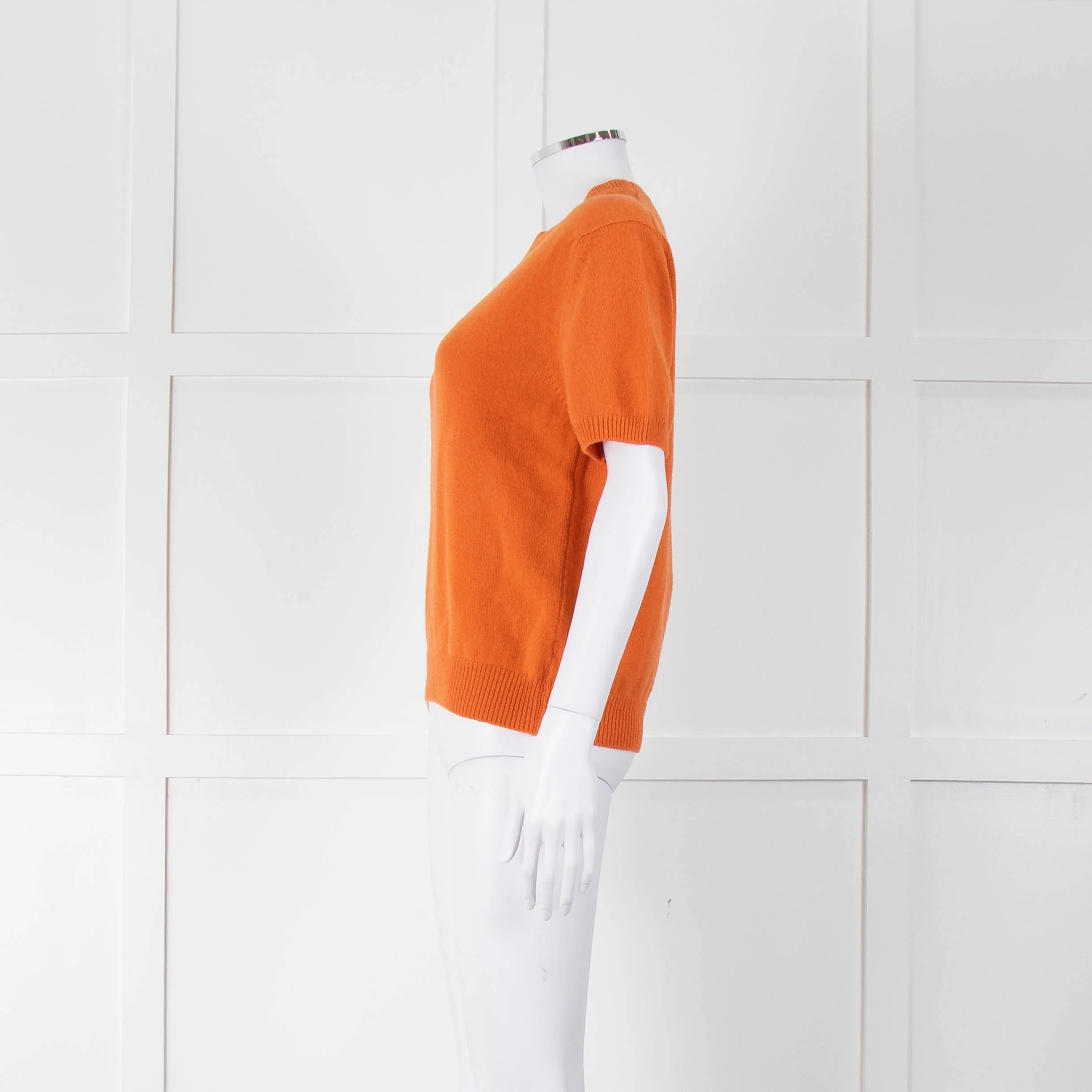 &Daughter Tangerine Shortsleeve Wool Jumper - Image 7