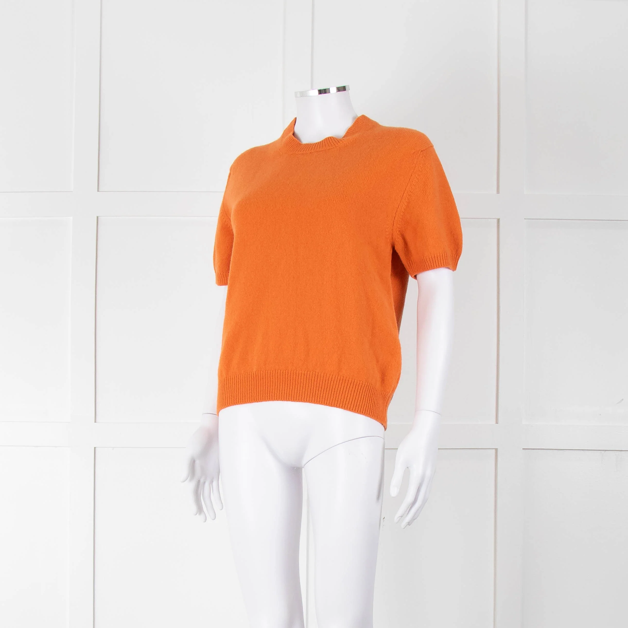 &Daughter Tangerine Shortsleeve Wool Jumper - Image 8
