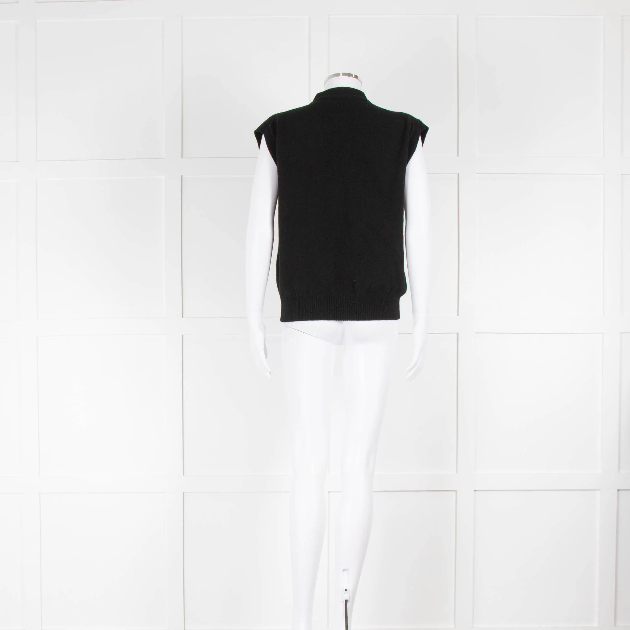&DAUGHTER Wexford Pocket Waistcoat In Black - Image 4