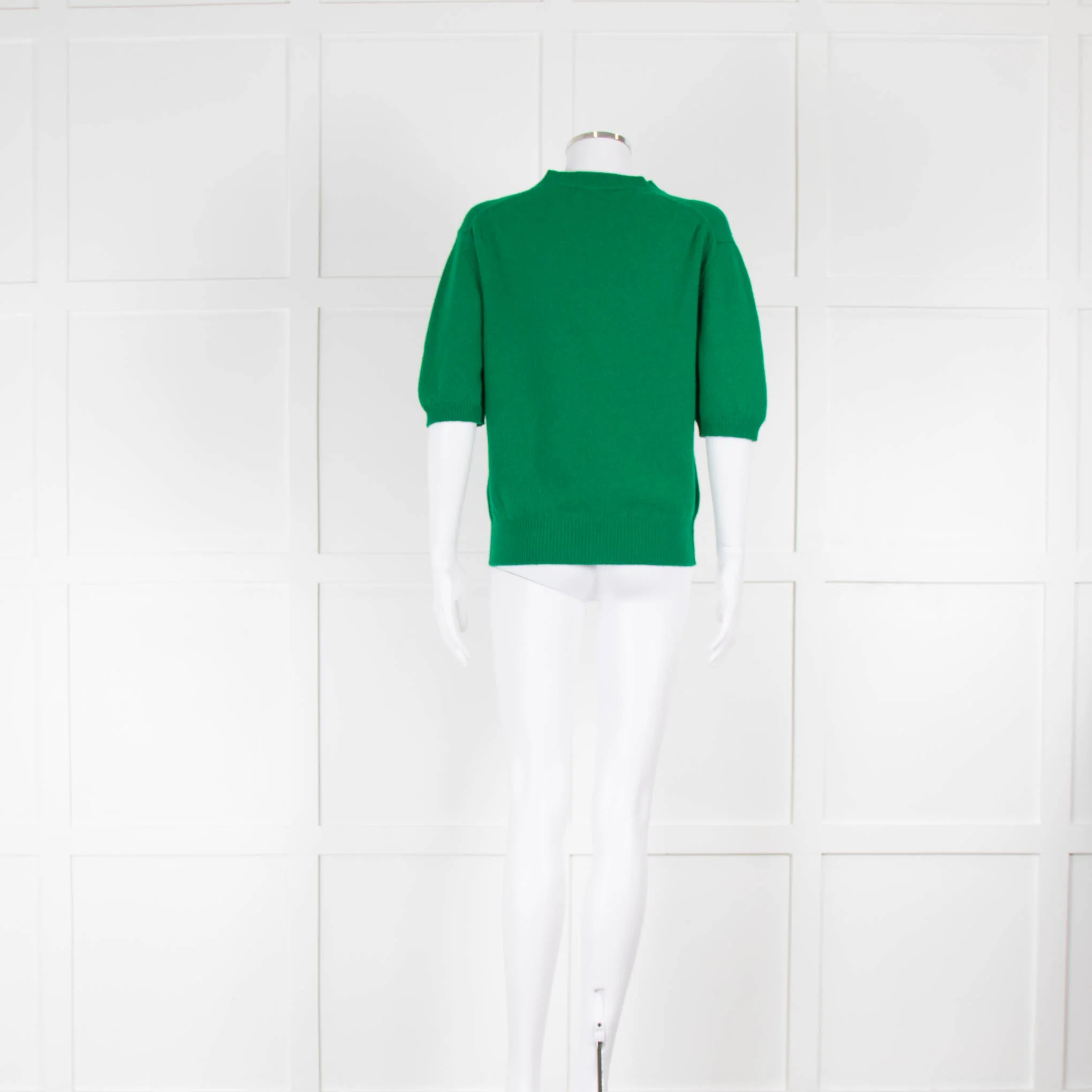 &DAUGHTER Wicklow Geelong T-Shirt In Jungle Green - Image 4