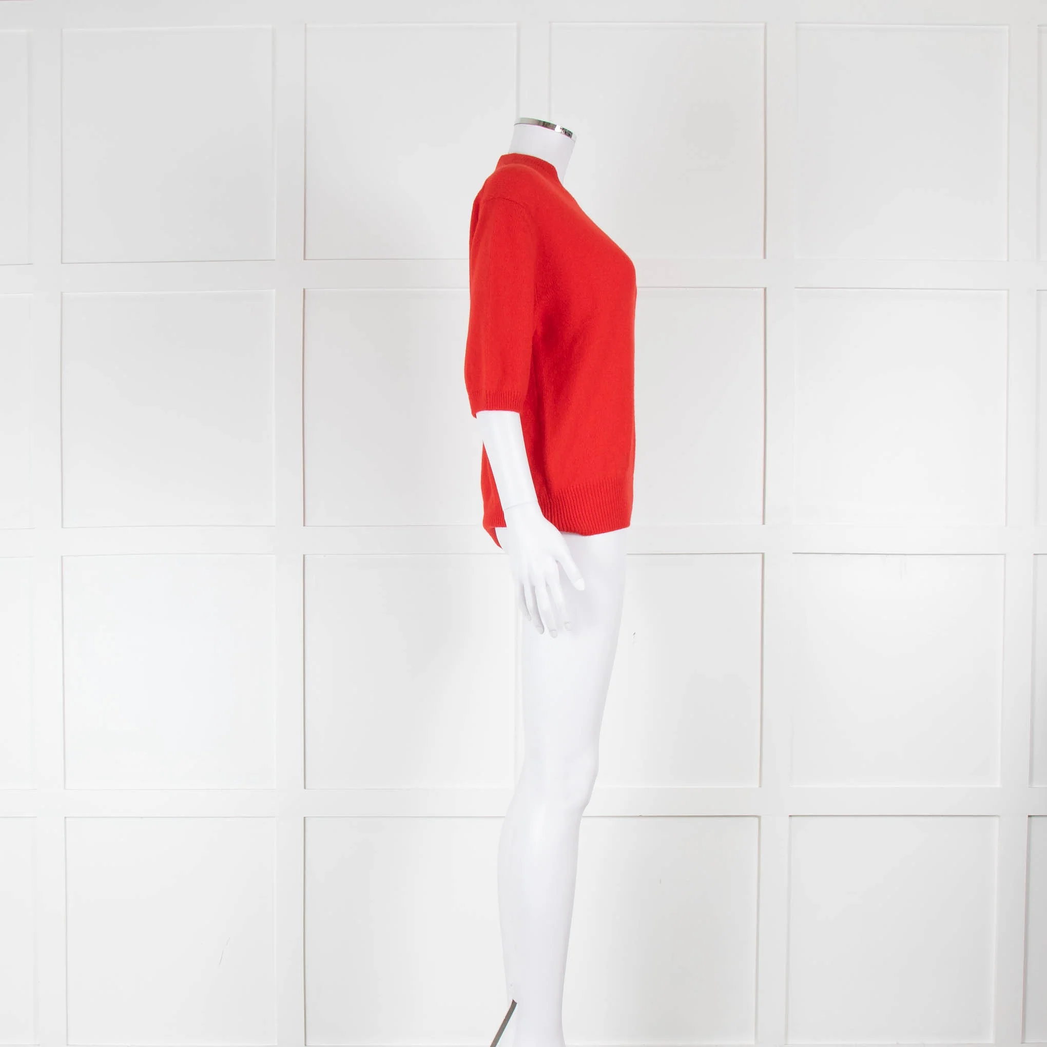 &DAUGHTER Wicklow Geelong T-Shirt In Poppy Red - Image 3