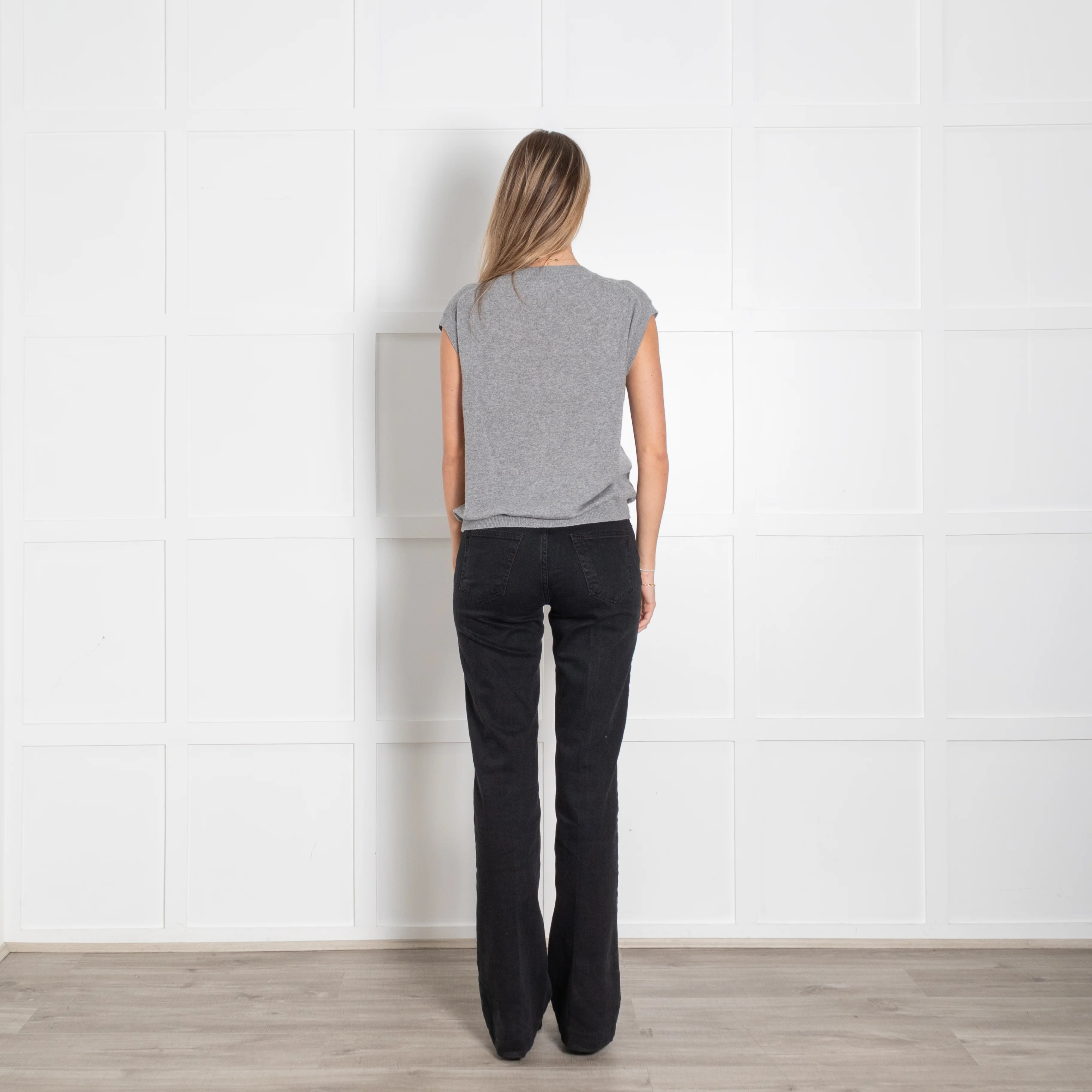 &Daughter Grey Button Up Vest - Image 5